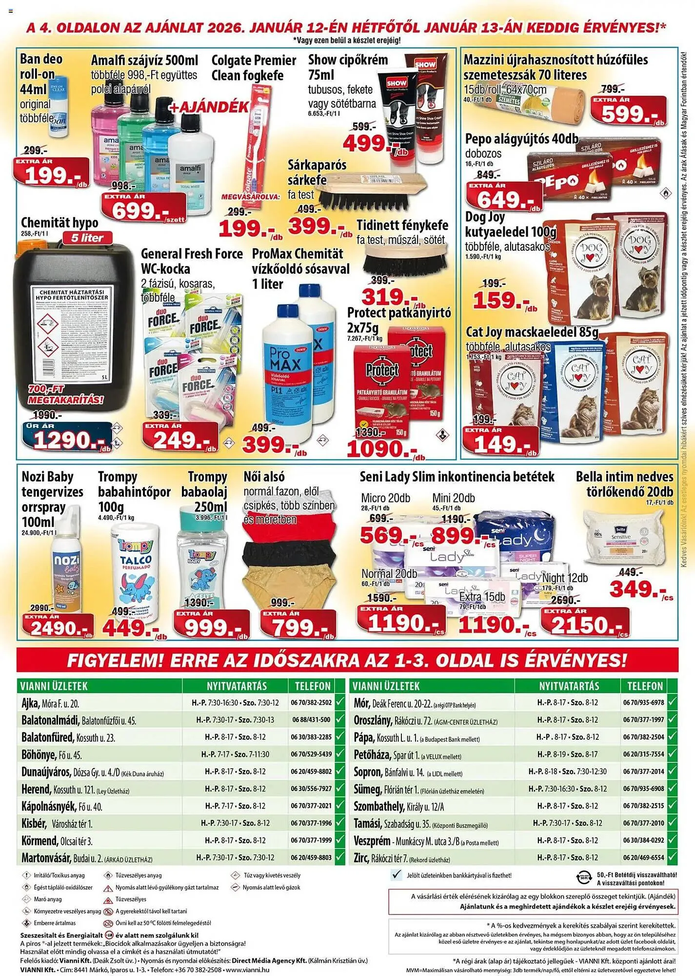 Katalógus Vianni Drogéria akciós újság január 7.-tól január 13.-ig 2026. - Oldal 4