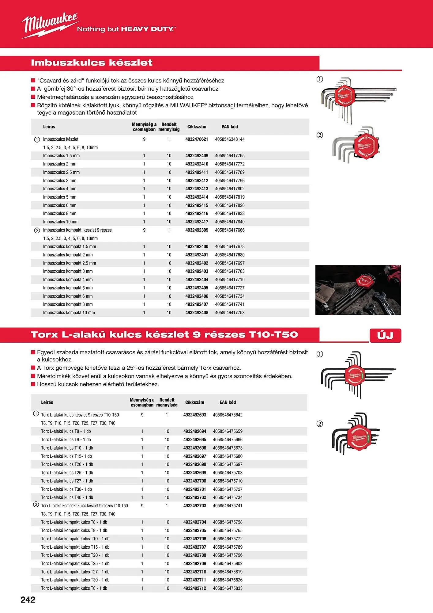 Katalógus Milwaukeetool akciós újság augusztus 14.-tól december 31.-ig 2024. - Oldal 242