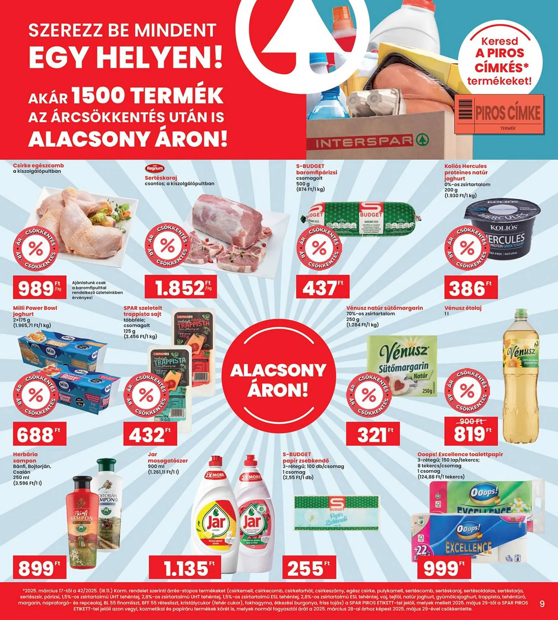 Katalógus Interspar akciós újság július 10.-tól július 16.-ig 2025. - Oldal 9