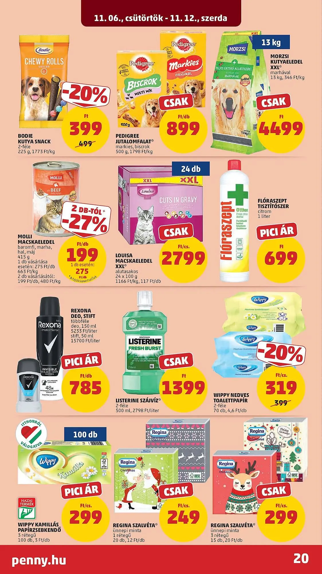 Katalógus PENNY akciós újság november 6.-tól november 12.-ig 2025. - Oldal 20