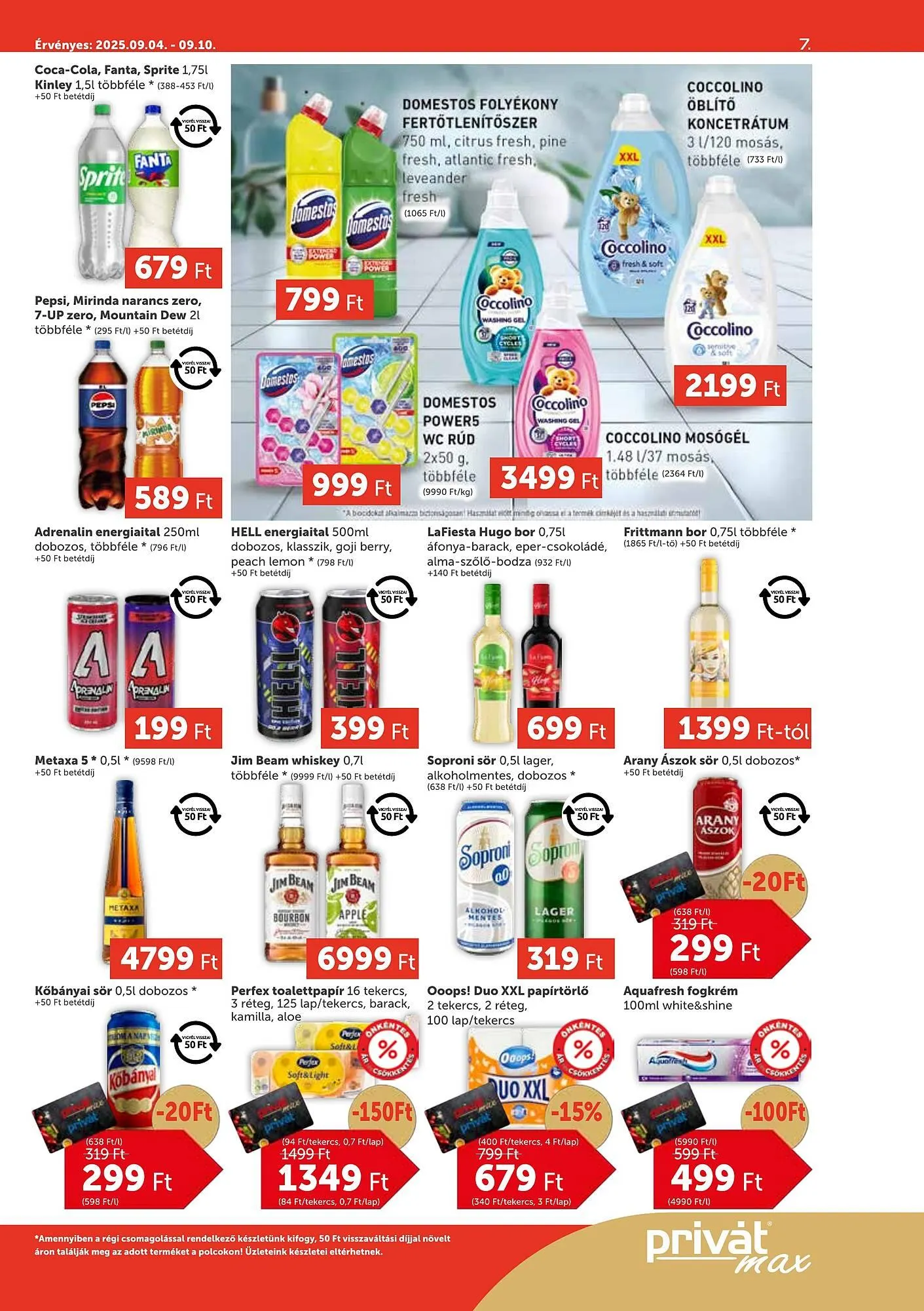 Katalógus PRIVÁT akciós újság szeptember 4.-tól szeptember 10.-ig 2025. - Oldal 7