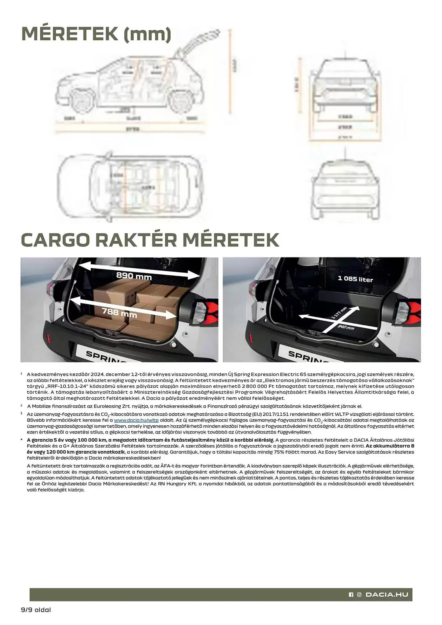 Katalógus Dacia akciós újság január 6.-tól június 30.-ig 2025. - Oldal 9