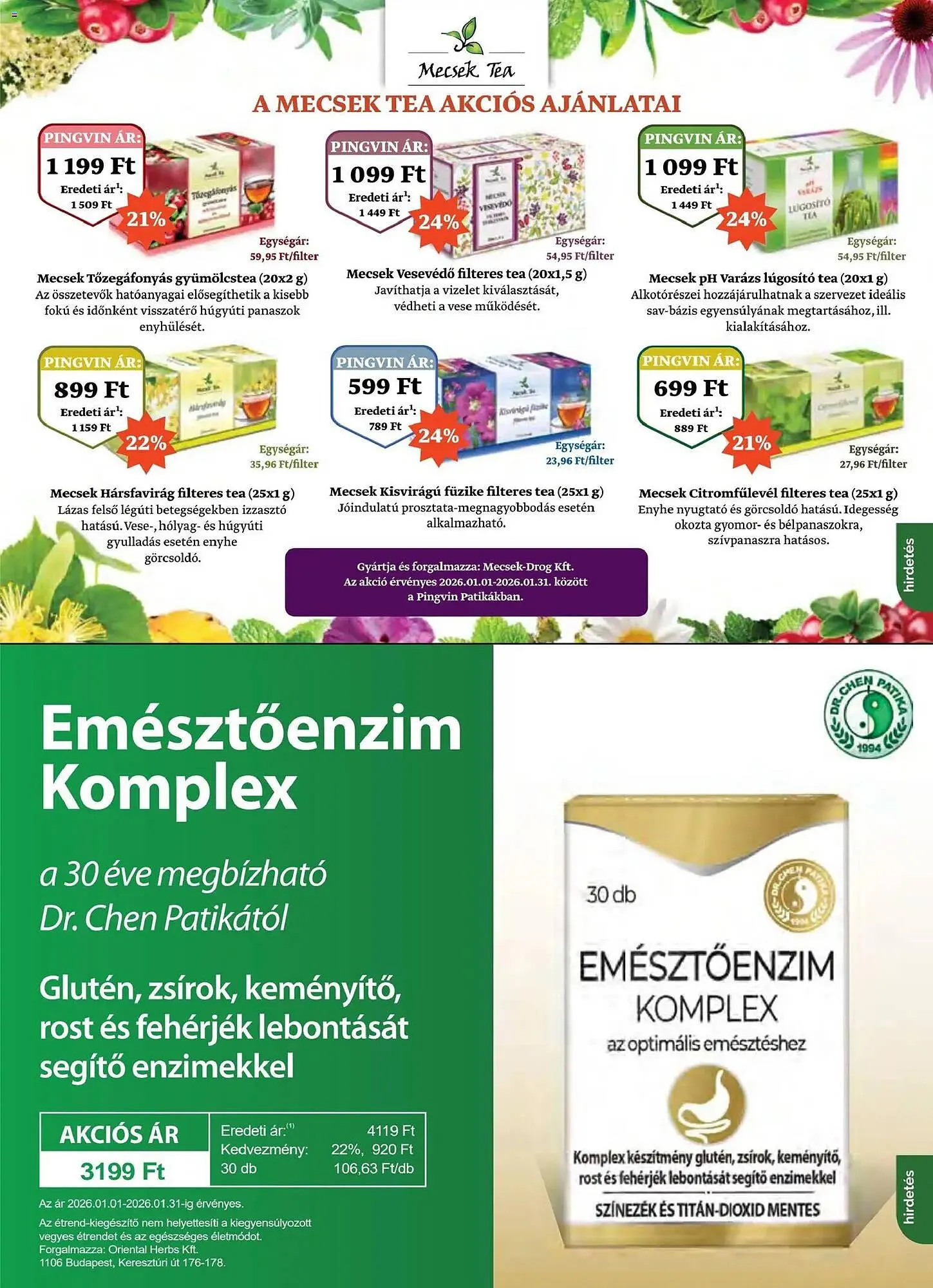Katalógus Pingvin Patika akciós újság január 1.-tól január 31.-ig 2026. - Oldal 18