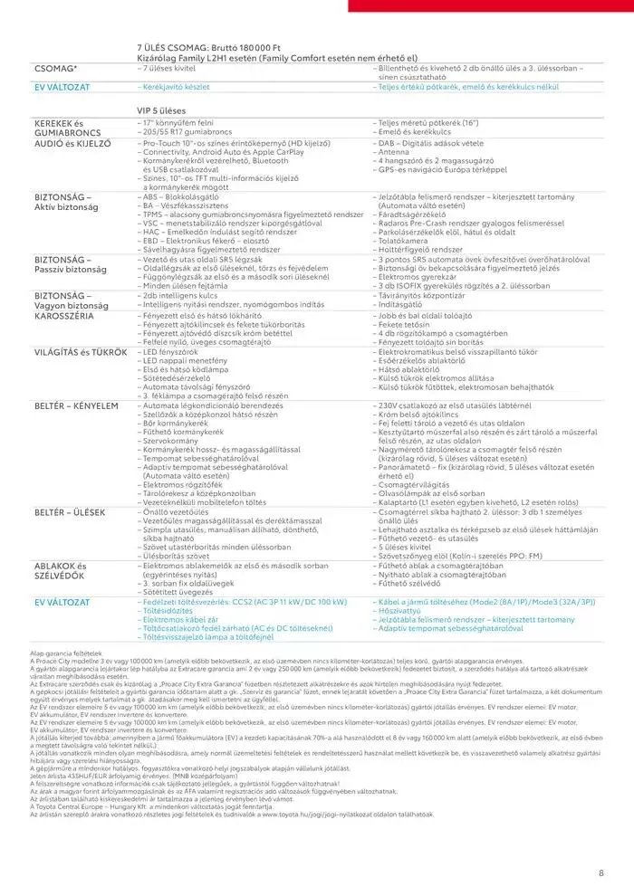 Katalógus Toyota Proace City Verso ICE november 22.-tól november 22.-ig 2025. - Oldal 8