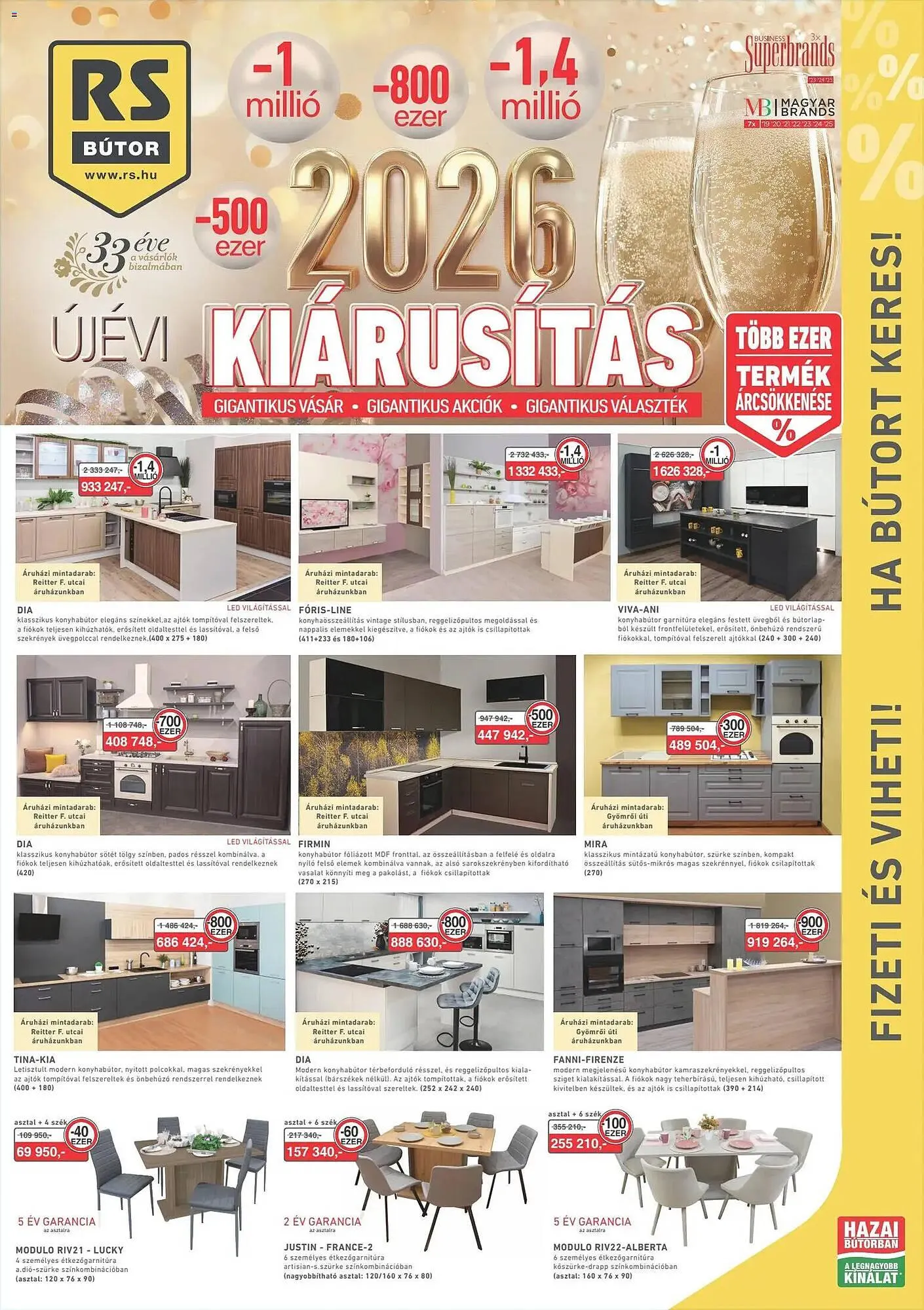 Katalógus RS Bútor katalógus január 2.-tól január 29.-ig 2026. - Oldal 1