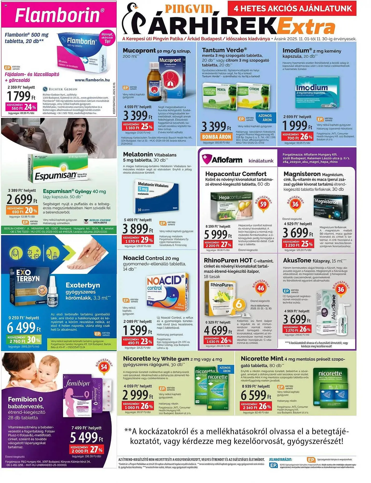 Katalógus Pingvin Patika akciós újság november 1.-tól november 30.-ig 2025. - Oldal 6