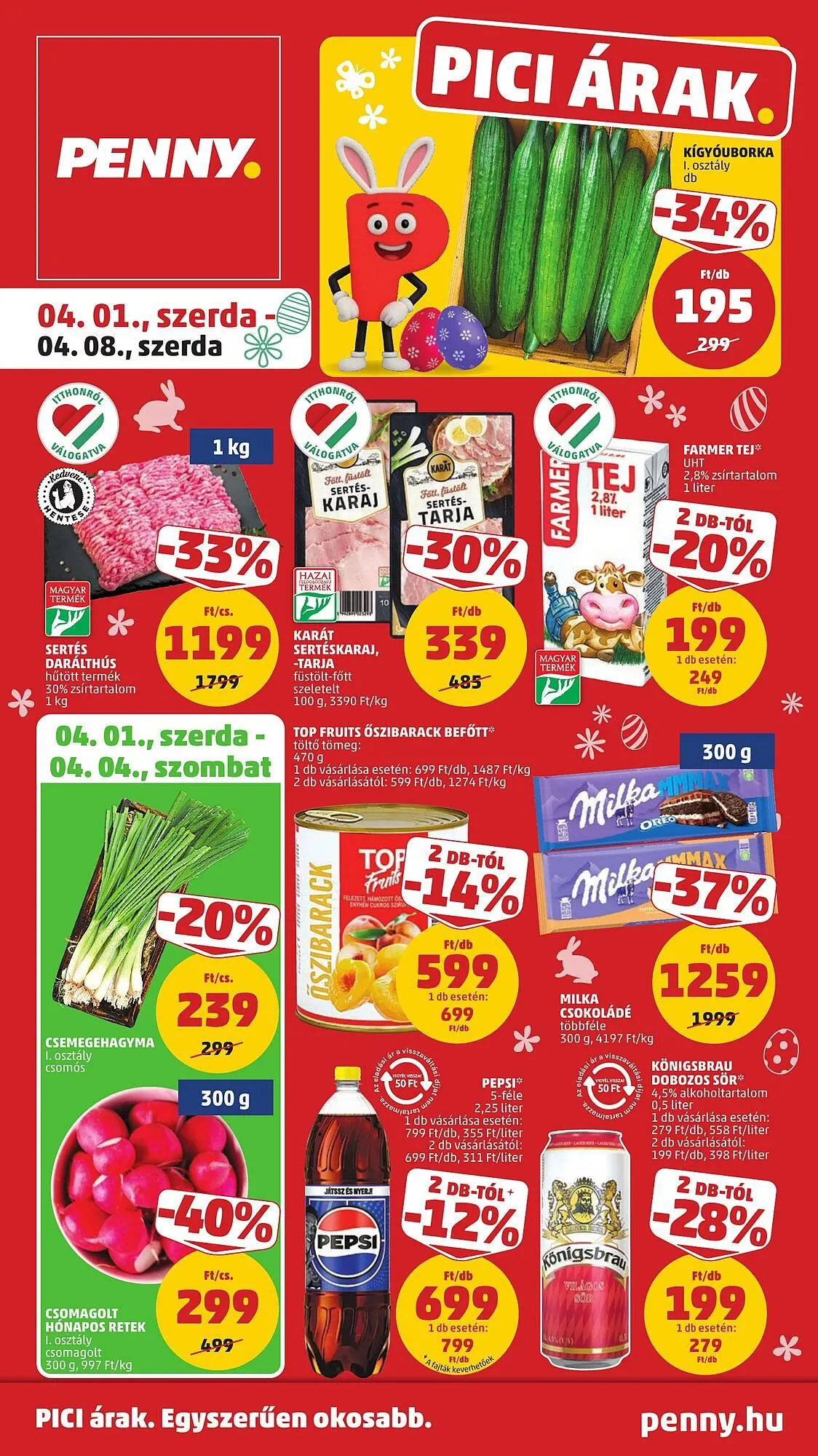 Katalógus PENNY akciós újság április 1.-tól április 8.-ig 2026. - Oldal 1