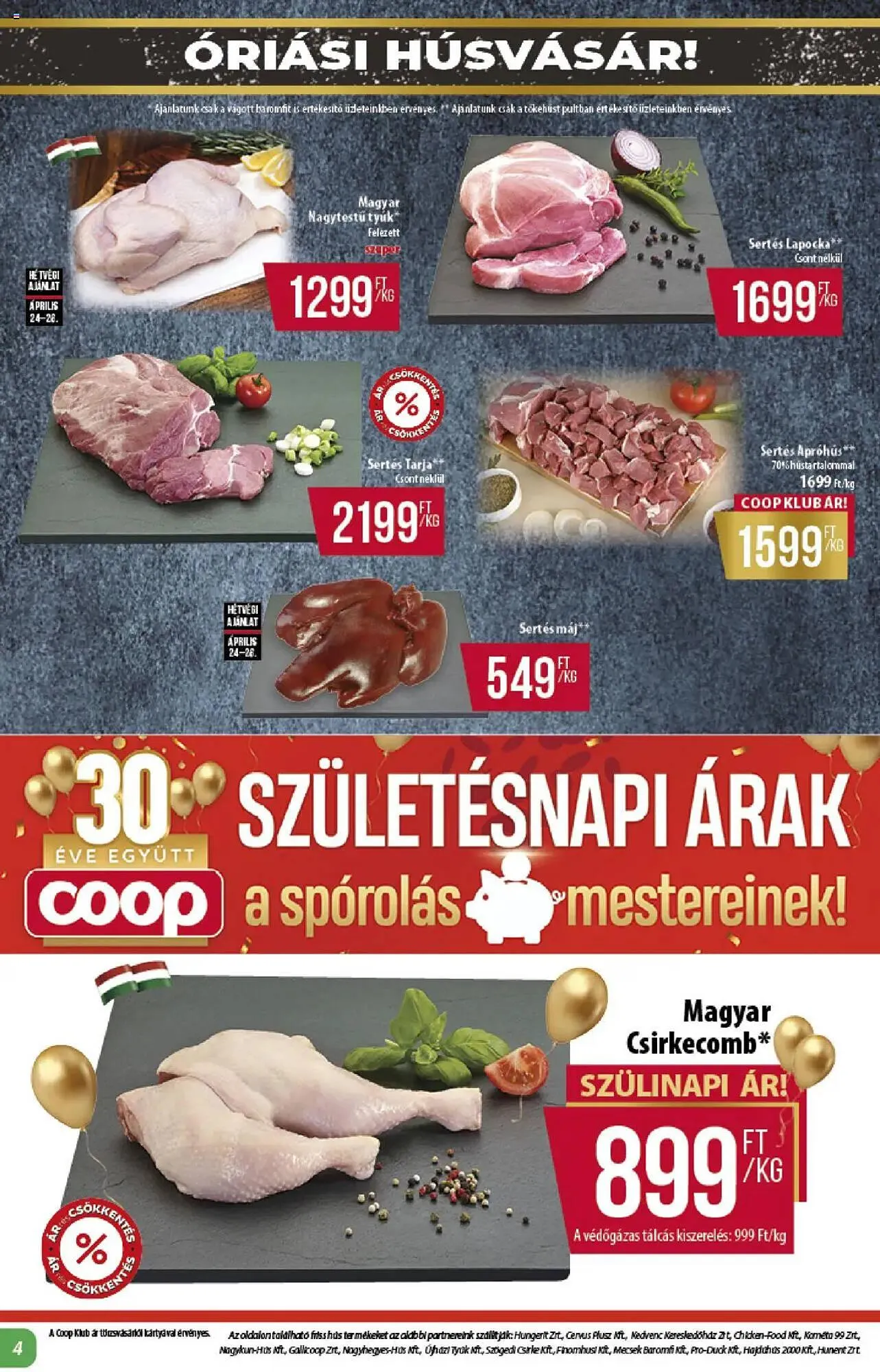 Katalógus Coop akciós újság április 24.-tól április 30.-ig 2025. - Oldal 4