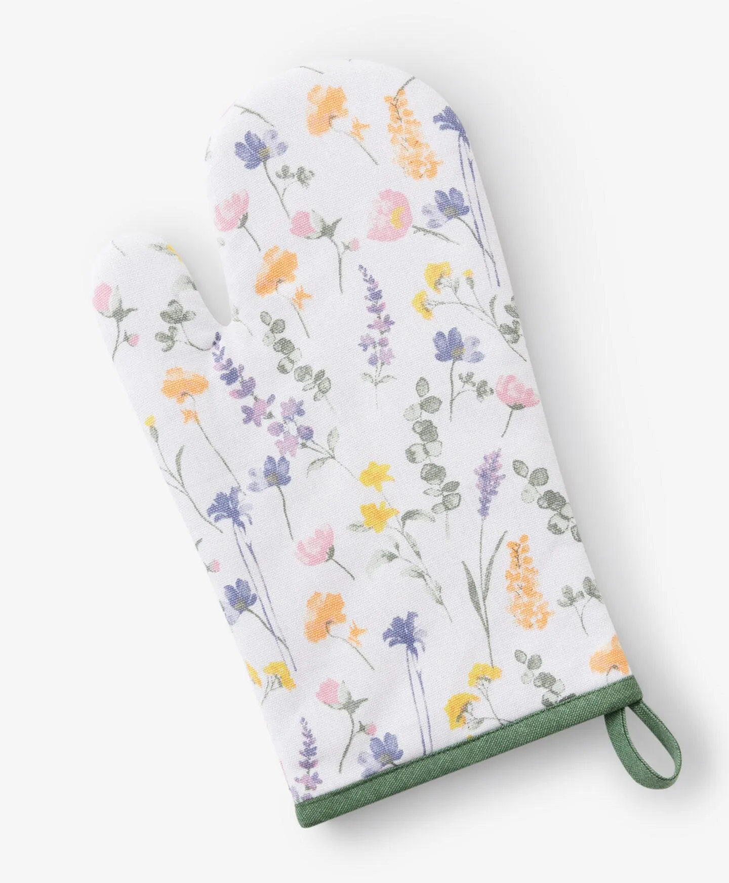 sütőkesztyű virág mintával