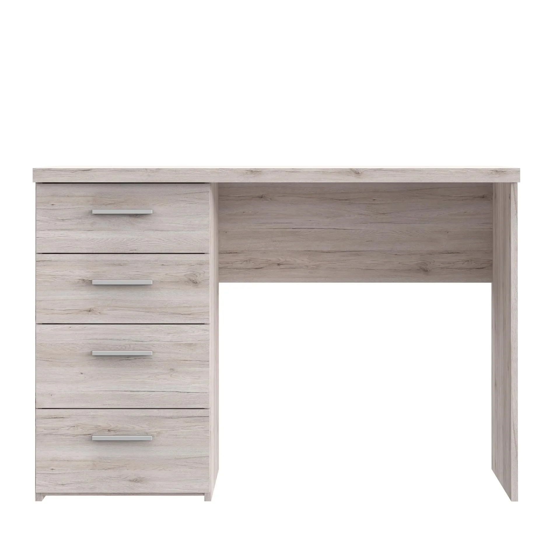 NET106 ÍRÓASZTAL 4 FIÓKOS 110X76,5X60CM HOMOK TÖLGY