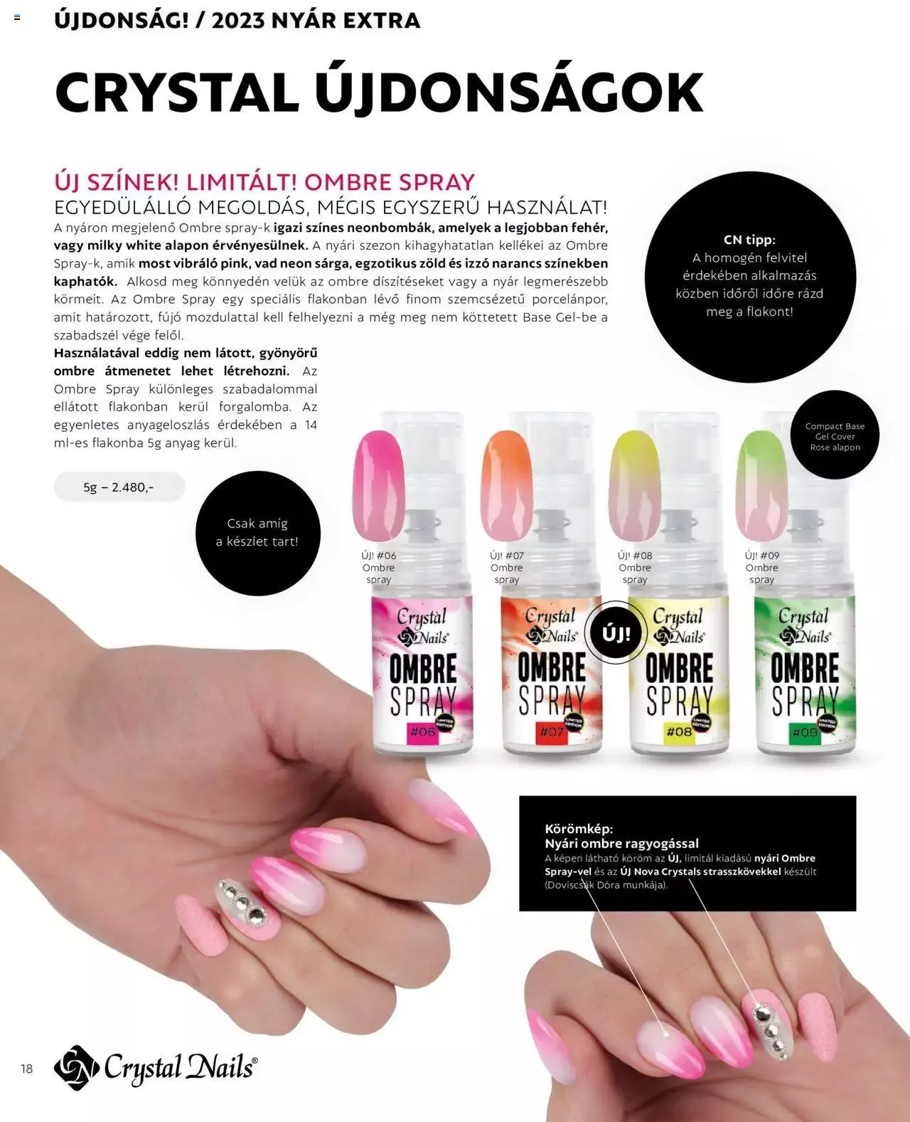 Katalógus Crystal Nails - NYÁR EXTRA KATALÓGUS június 1.-tól december 31.-ig 2023. - Oldal 18