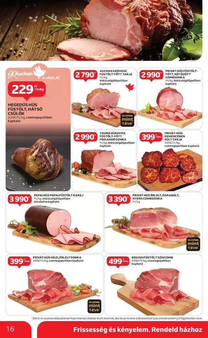 Katalógus Catalog Auchan október 28.-tól november 6.-ig 2024. - Oldal 16