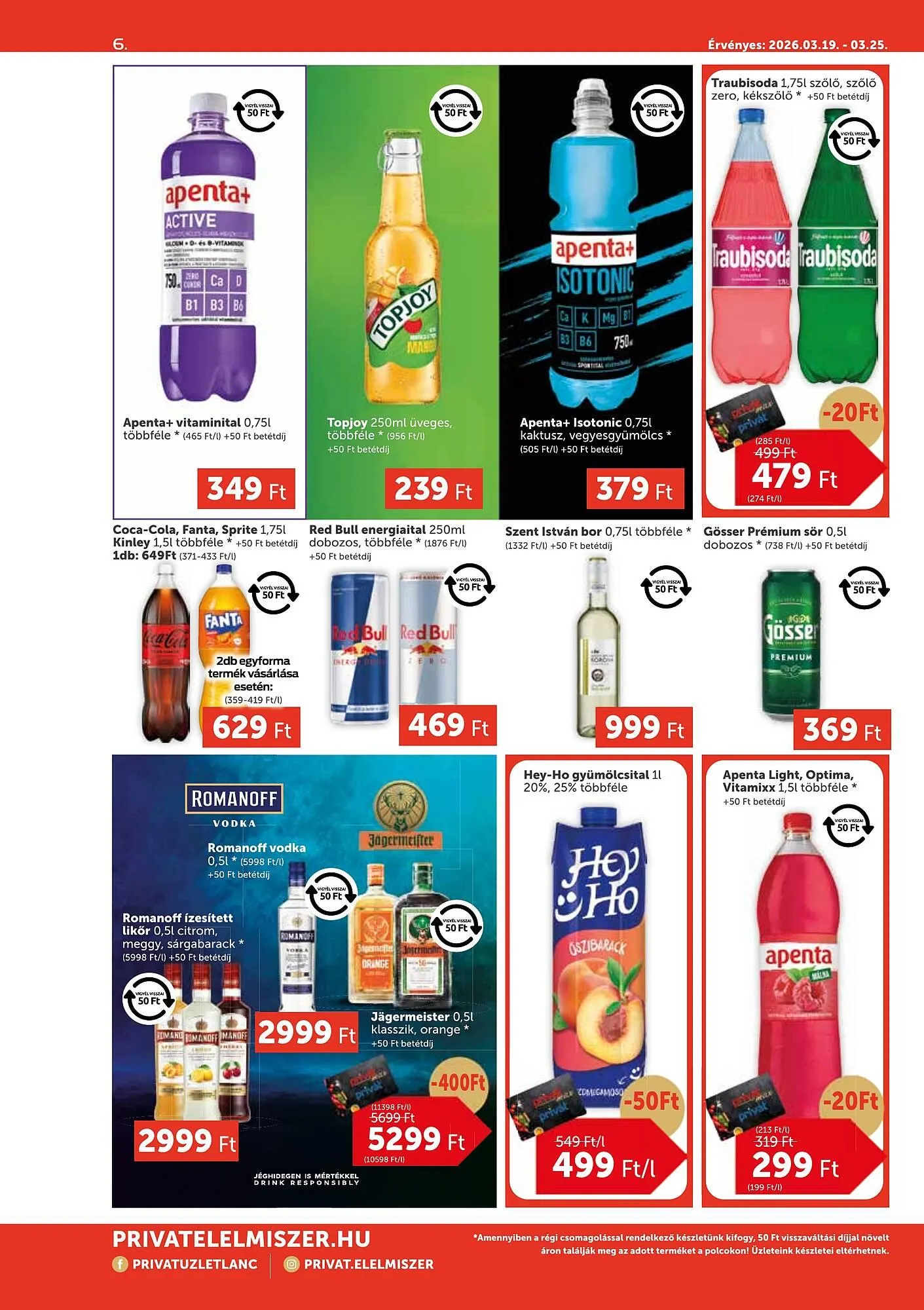 Katalógus PRIVÁT akciós újság március 19.-tól március 25.-ig 2026. - Oldal 6