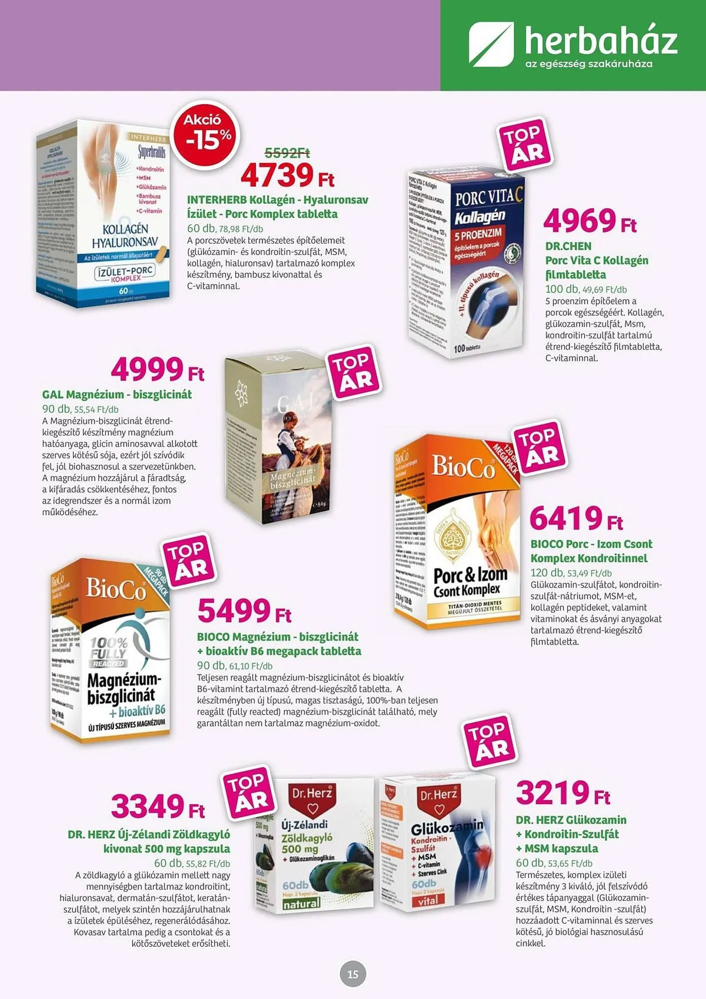 Katalógus Herbaház akciós újság március 31.-tól április 5.-ig 2025. - Oldal 15