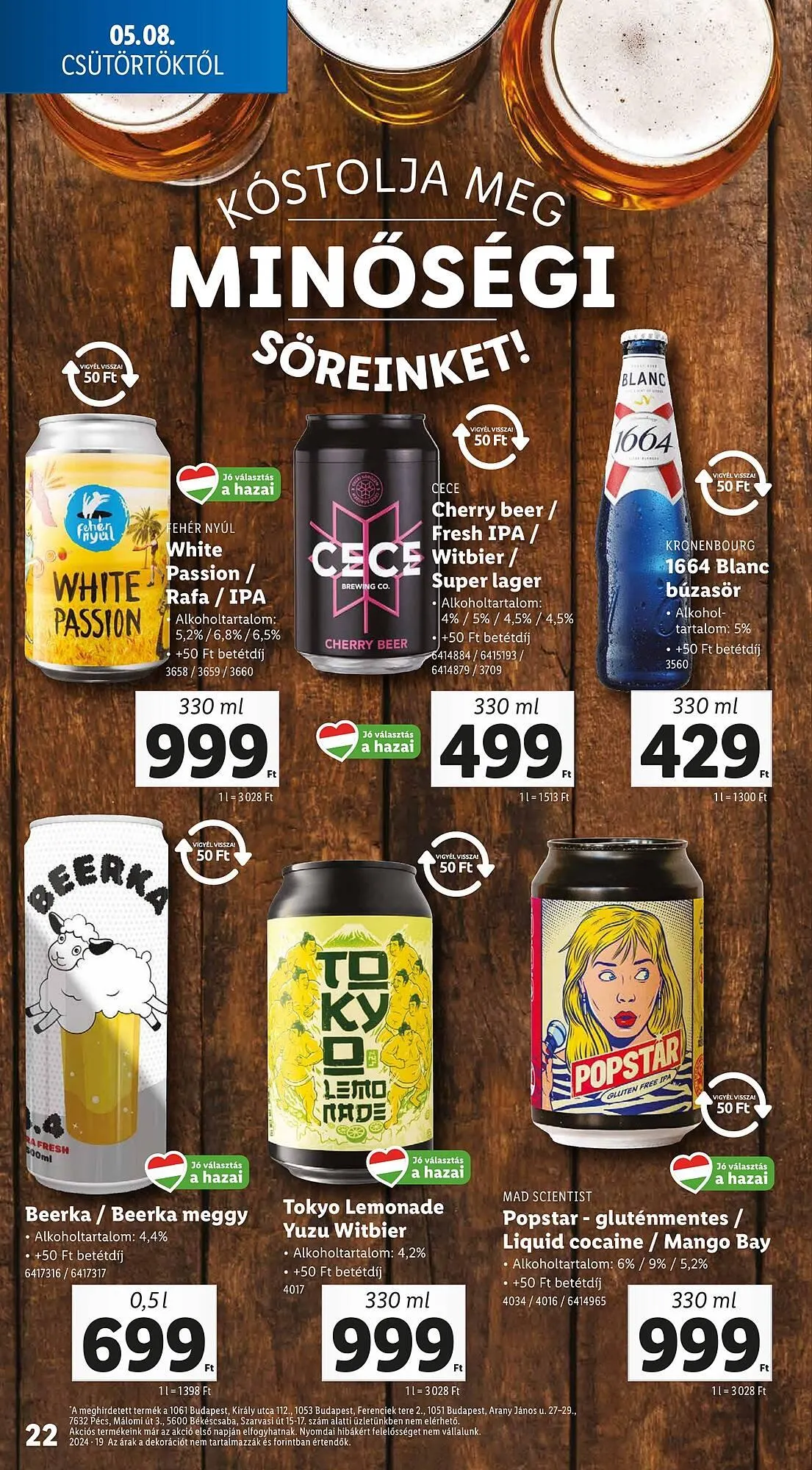 Katalógus Lidl akciós újság május 8.-tól május 14.-ig 2025. - Oldal 22