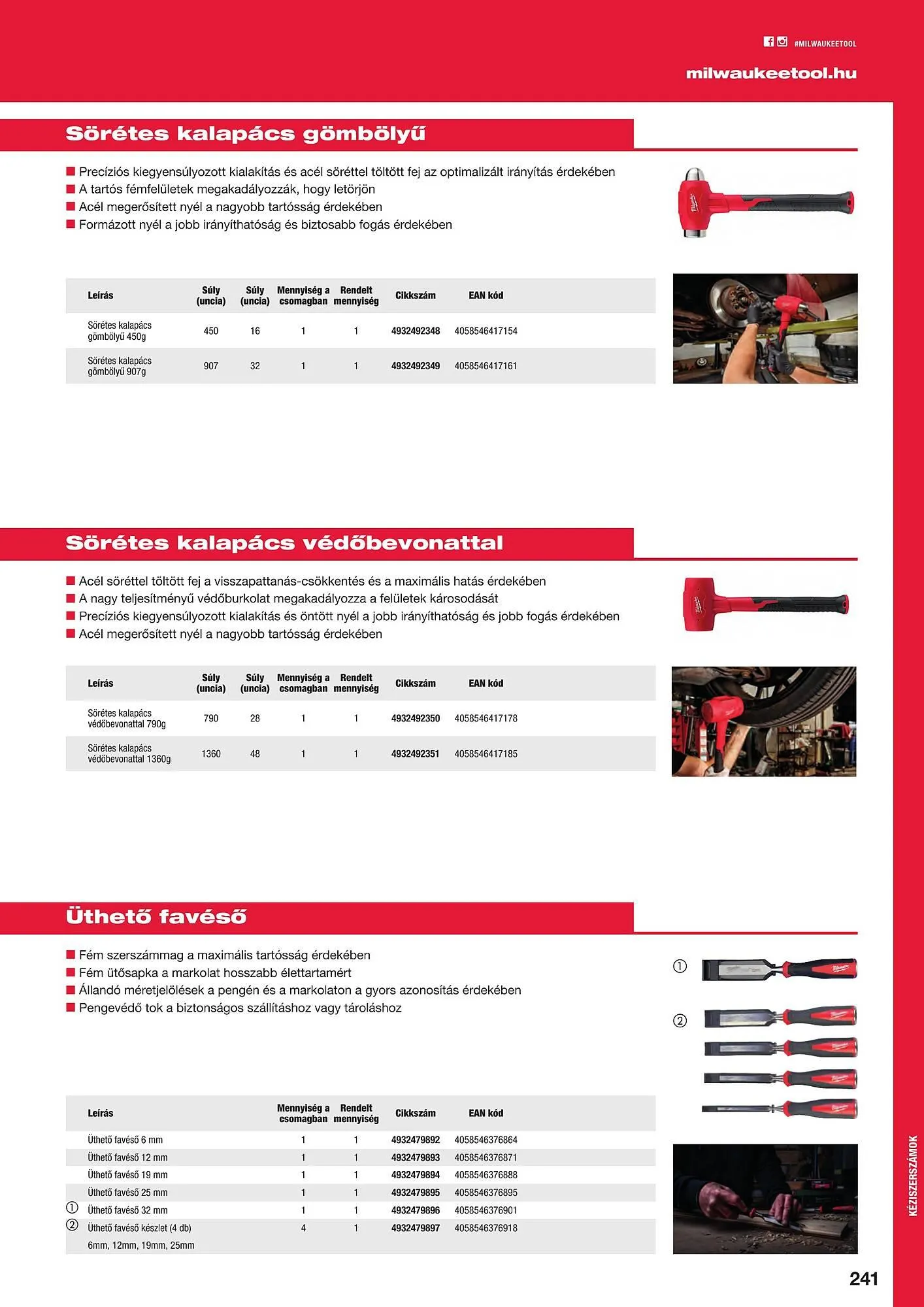Katalógus Milwaukeetool akciós újság augusztus 14.-tól december 31.-ig 2024. - Oldal 241
