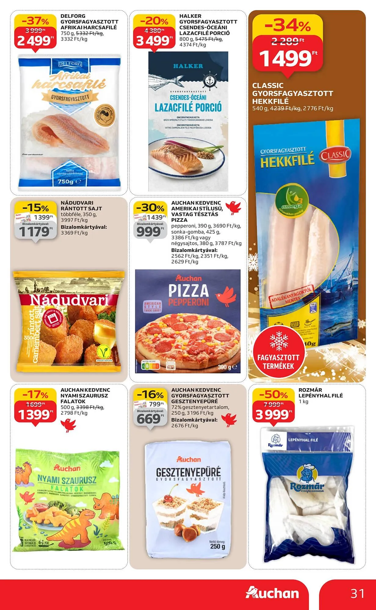 Katalógus Auchan akciós újság december 4.-tól december 10.-ig 2025. - Oldal 31