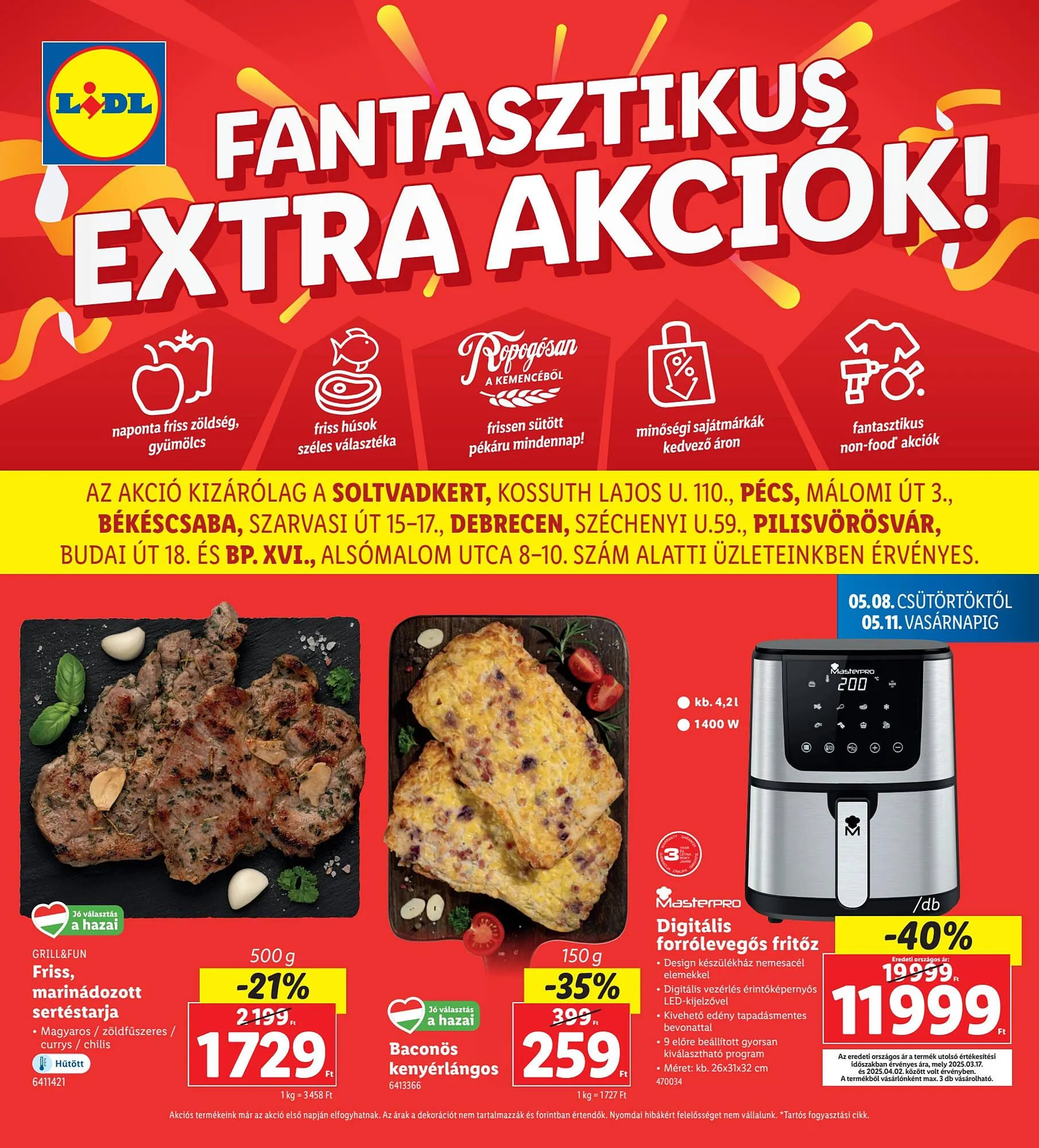 Katalógus Lidl akciós újság május 8.-tól május 11.-ig 2025. - Oldal 1