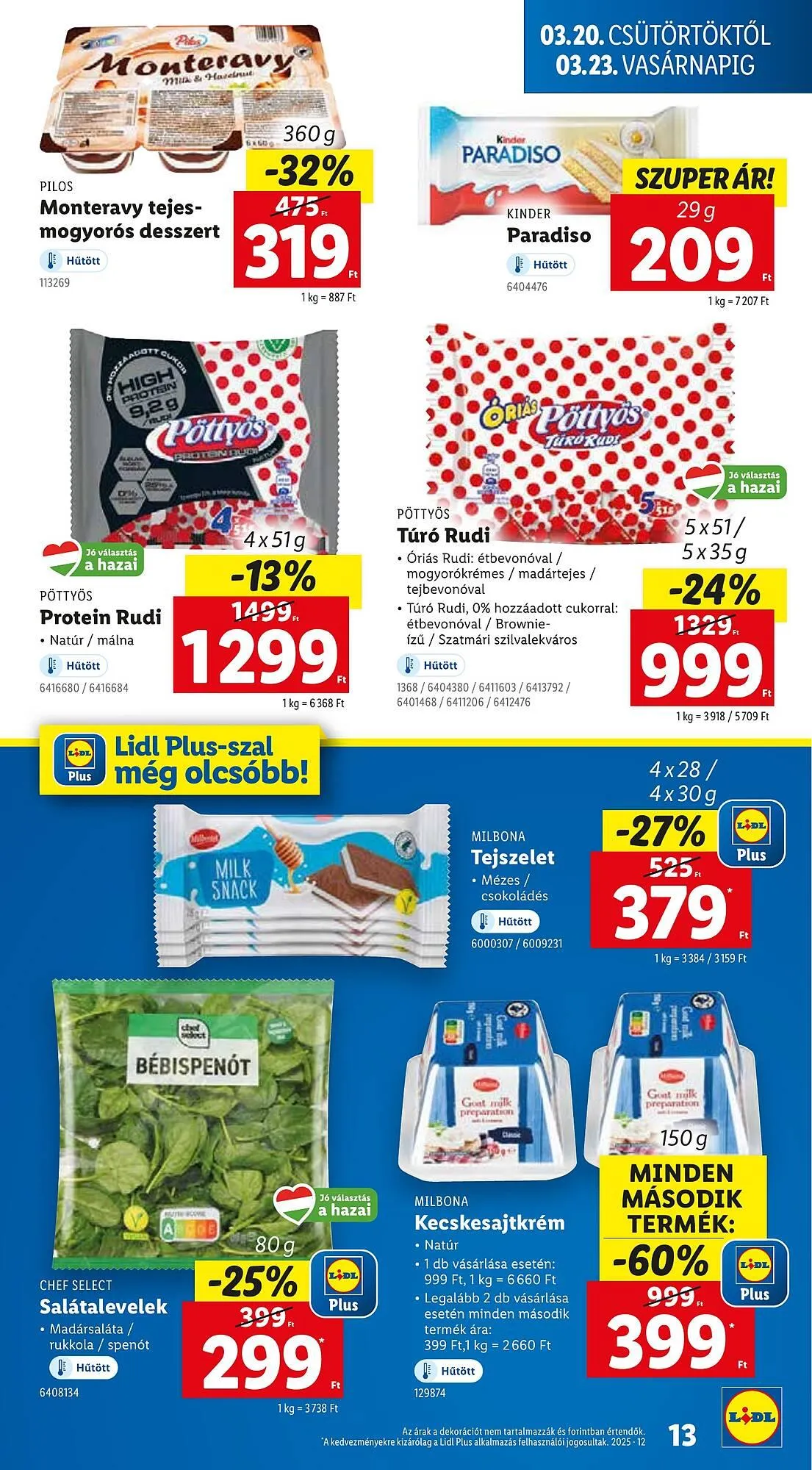 Katalógus Lidl akciós újság március 20.-tól március 26.-ig 2025. - Oldal 13