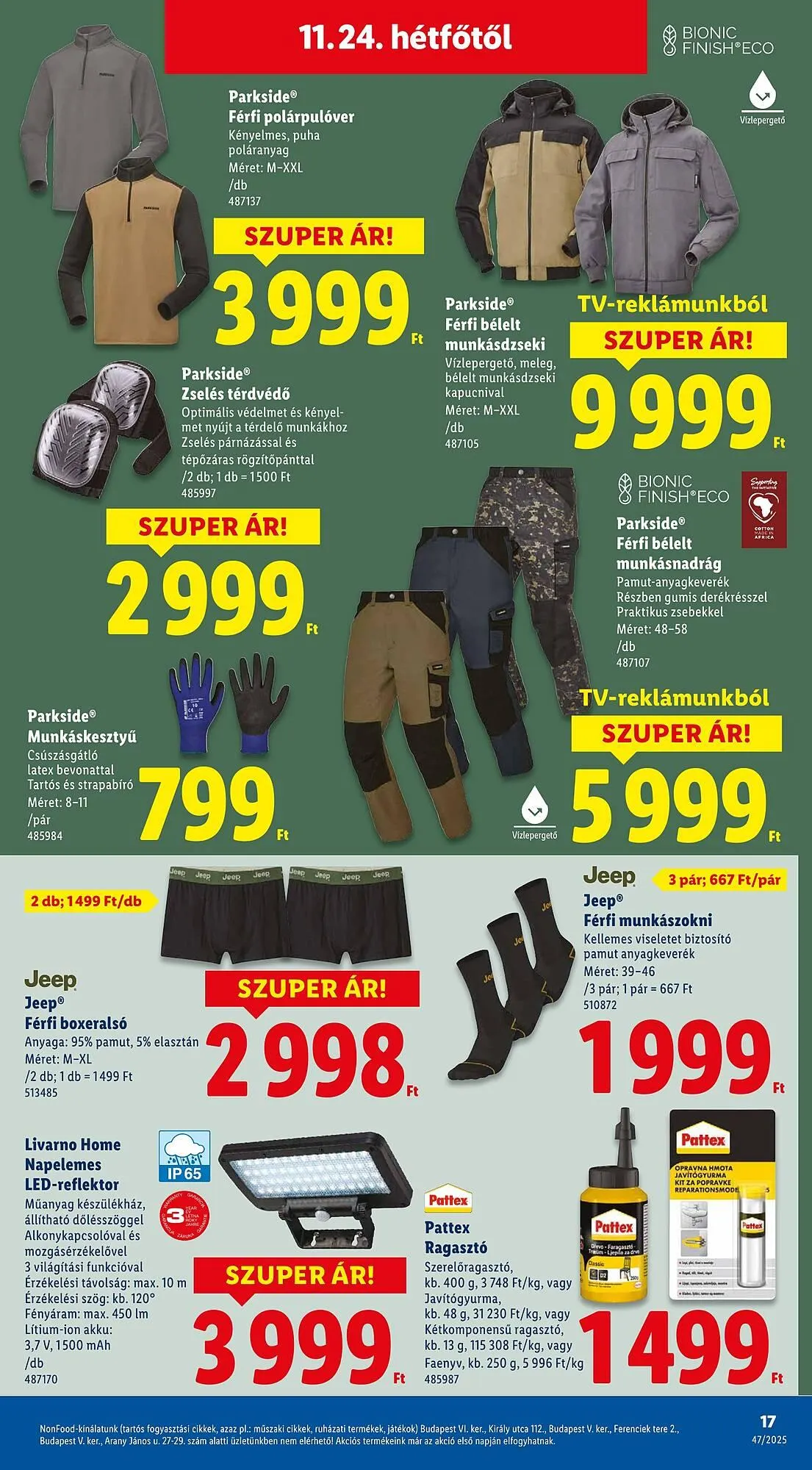 Katalógus Lidl akciós újság november 20.-tól november 26.-ig 2025. - Oldal 17