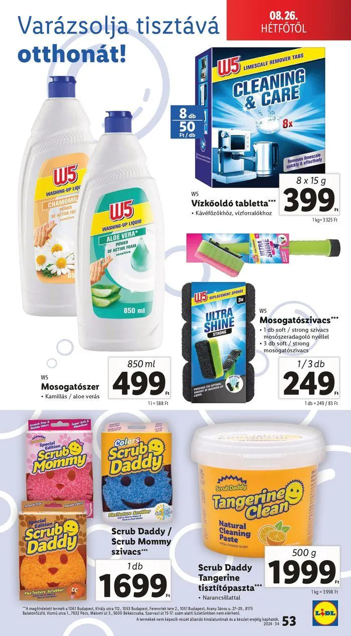 Katalógus Akciós újság – 34. hét augusztus 22.-tól augusztus 28.-ig 2024. - Oldal 53