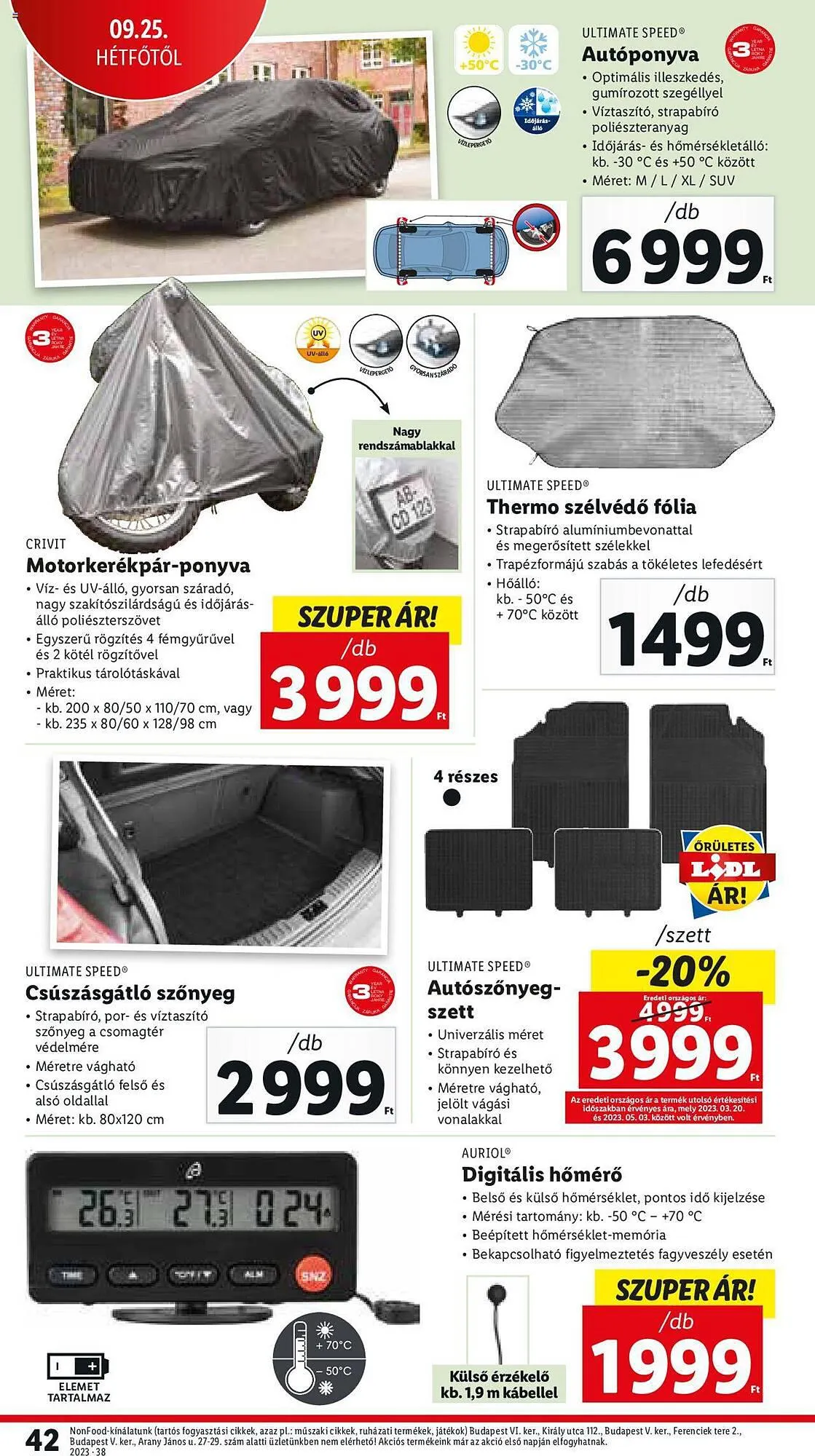 Katalógus Lidl akciós újság szeptember 21.-tól szeptember 27.-ig 2023. - Oldal 42