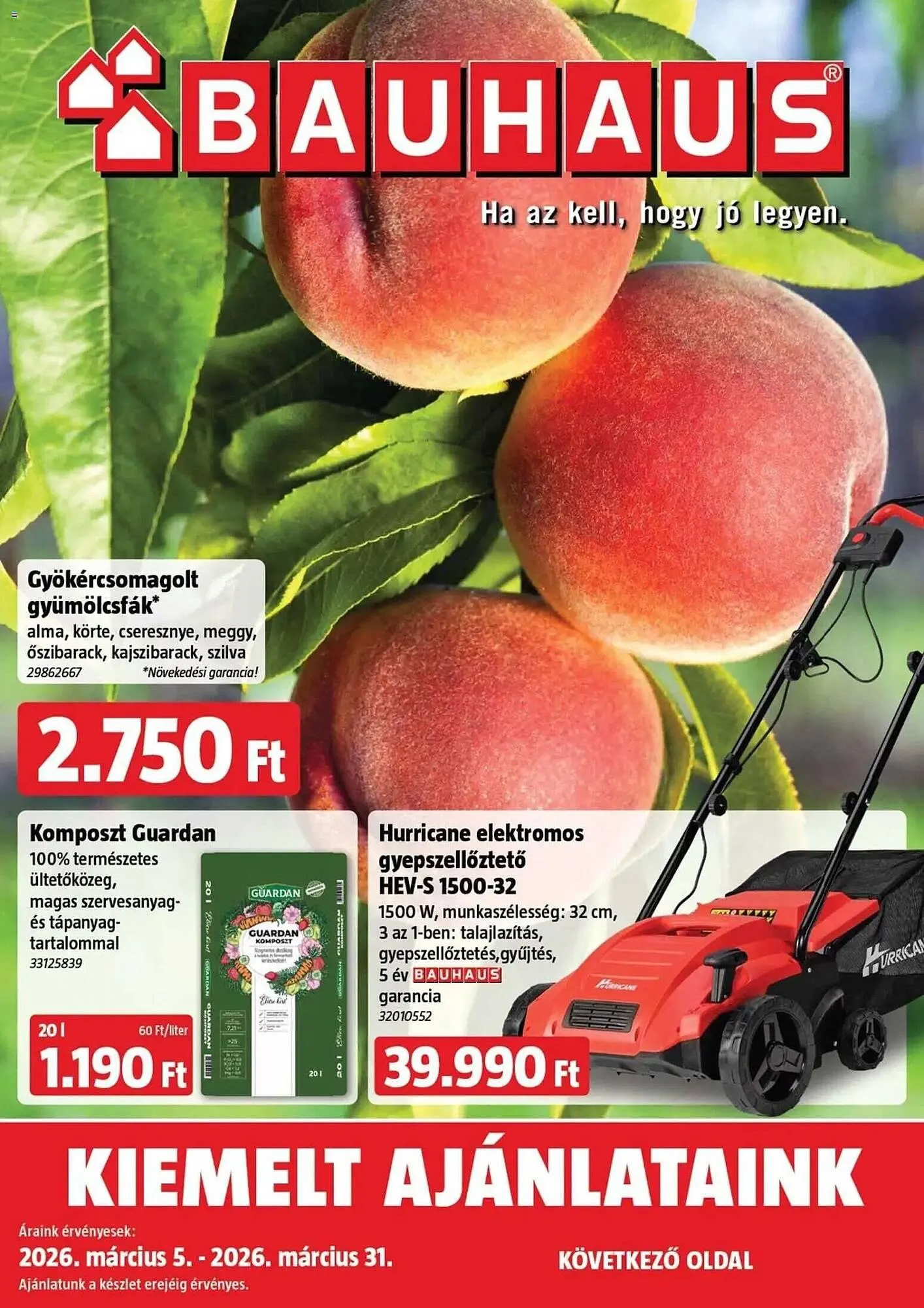 Bauhaus akciós újság - 1