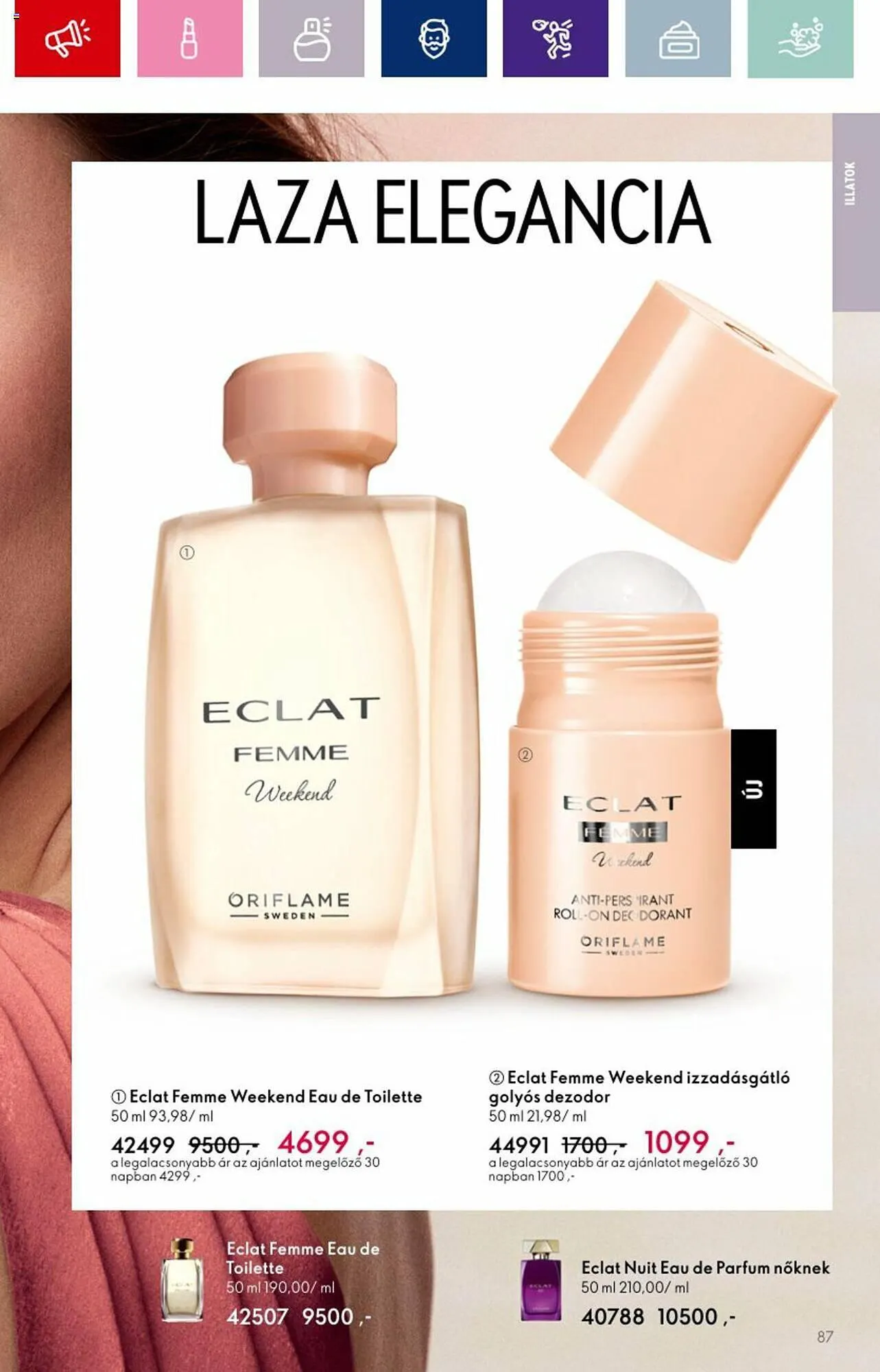 Katalógus Oriflame akciós újság augusztus 30.-tól szeptember 19.-ig 2023. - Oldal 87