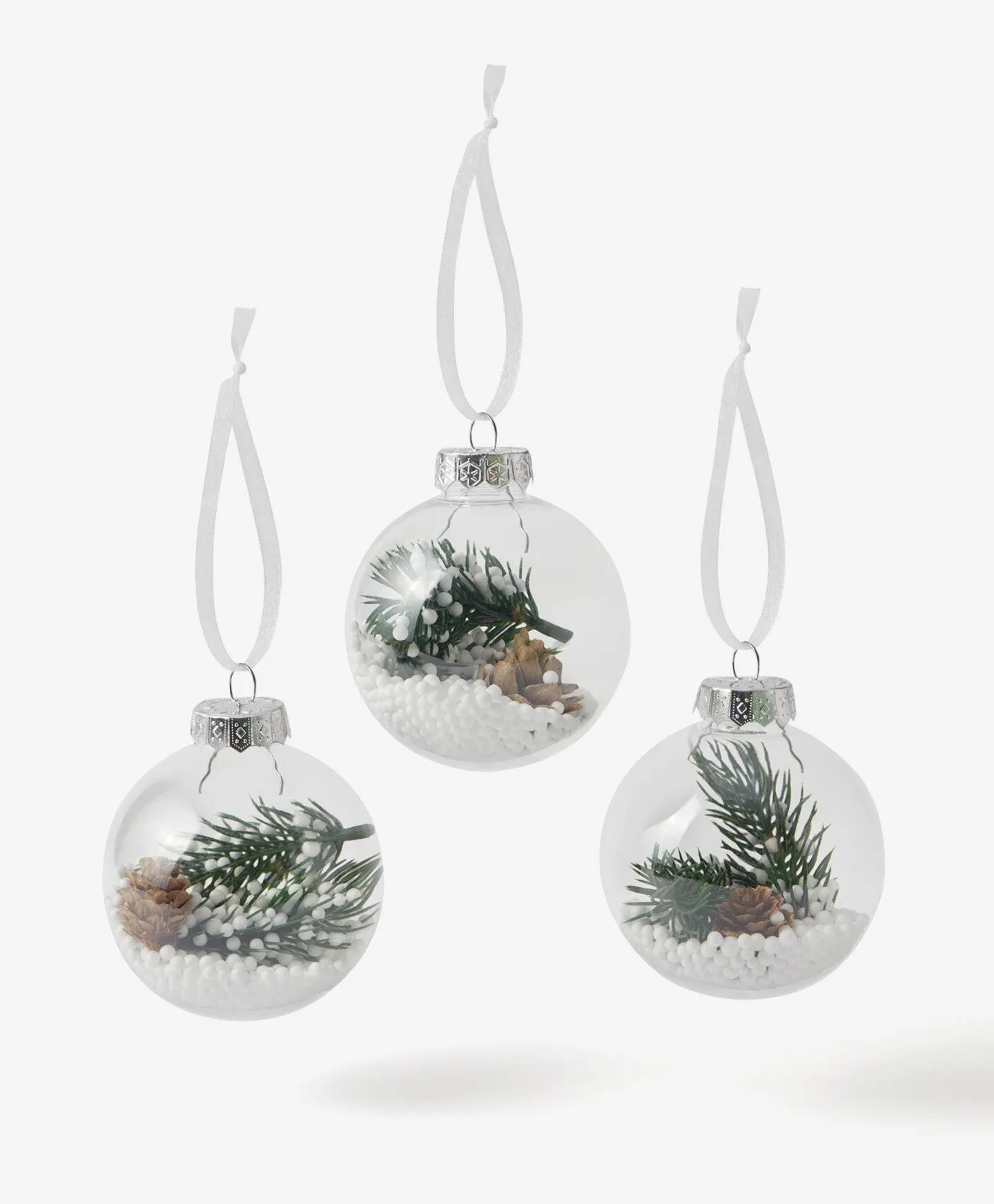 Set 3 globuri din plastic