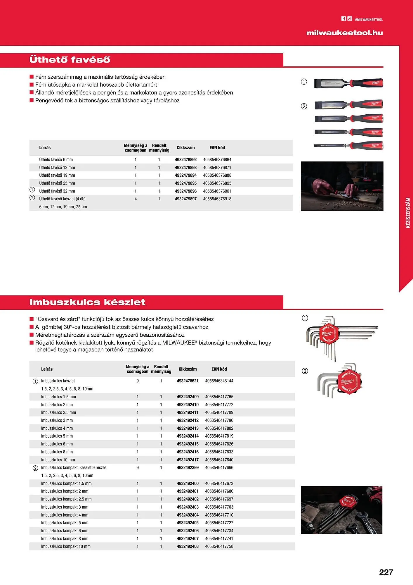 Katalógus Milwaukee akciós újság szeptember 16.-tól december 31.-ig 2025. - Oldal 227