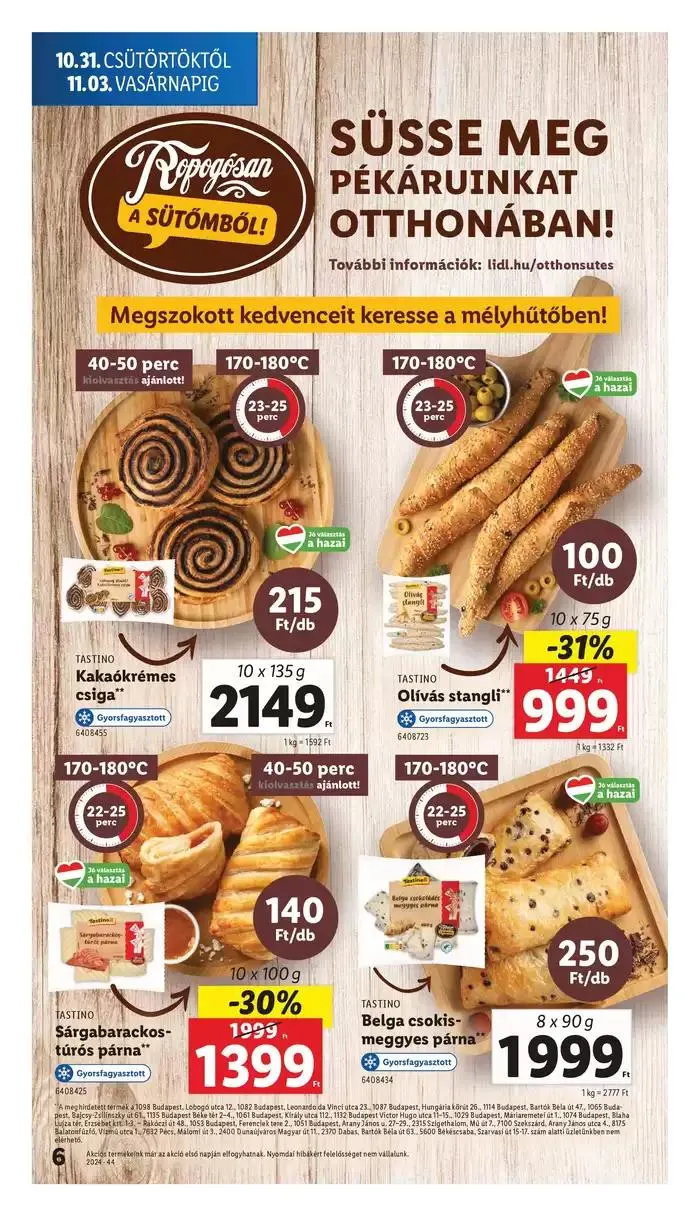 Katalógus Akciós újság – 44. hét október 31.-tól november 6.-ig 2024. - Oldal 6