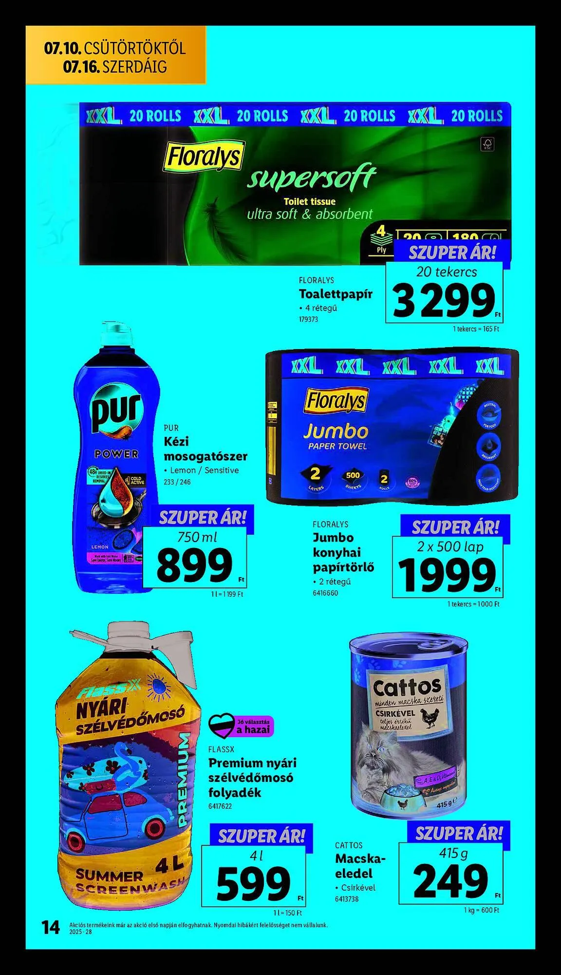 Katalógus Lidl akciós újság július 10.-tól július 16.-ig 2025. - Oldal 14