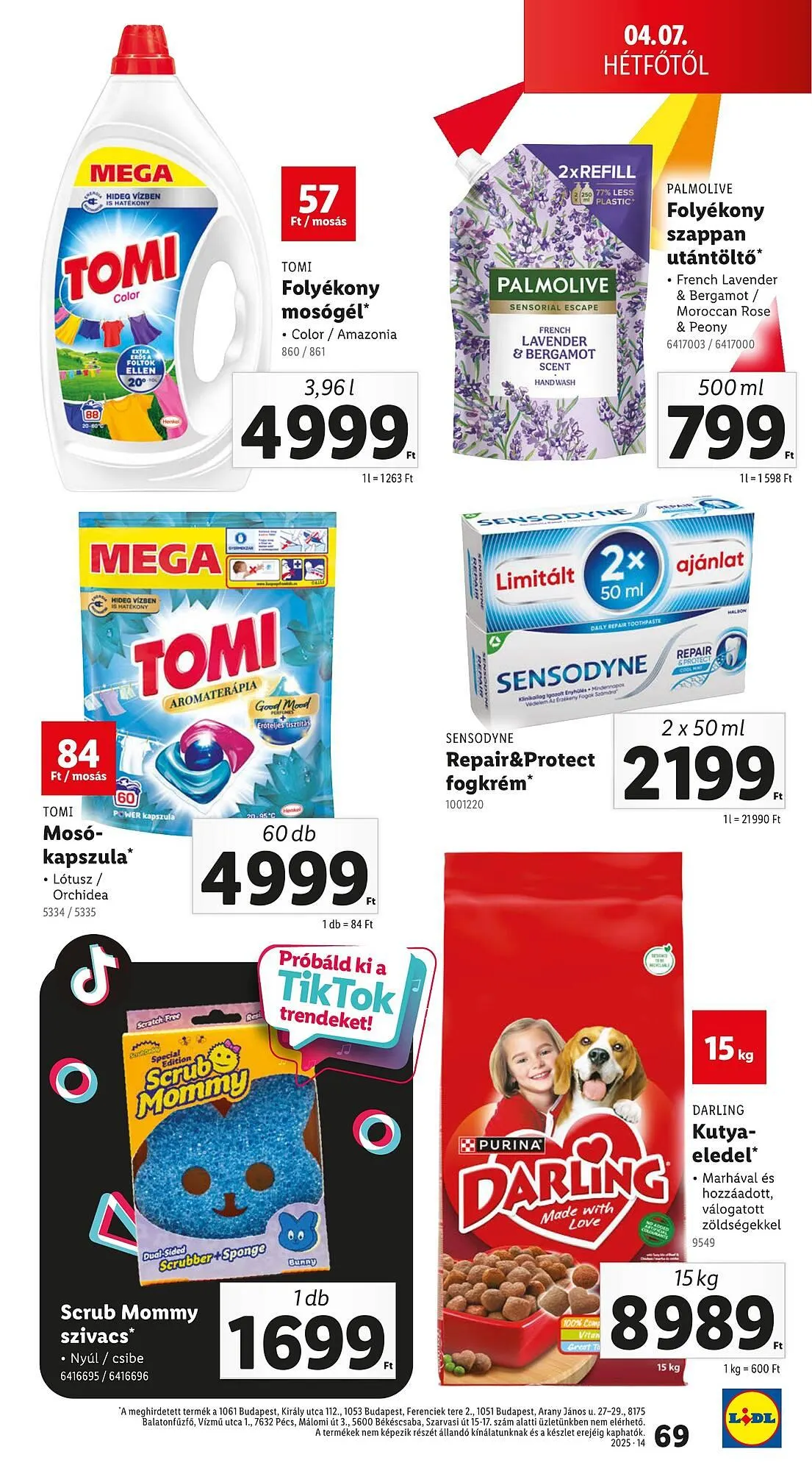 Katalógus Lidl akciós újság április 3.-tól április 9.-ig 2025. - Oldal 69