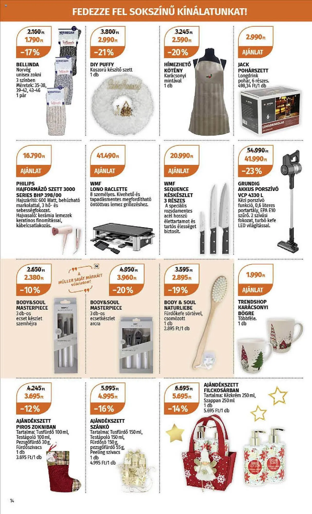 Katalógus Müller akciós újság november 27.-tól december 3.-ig 2023. - Oldal 14