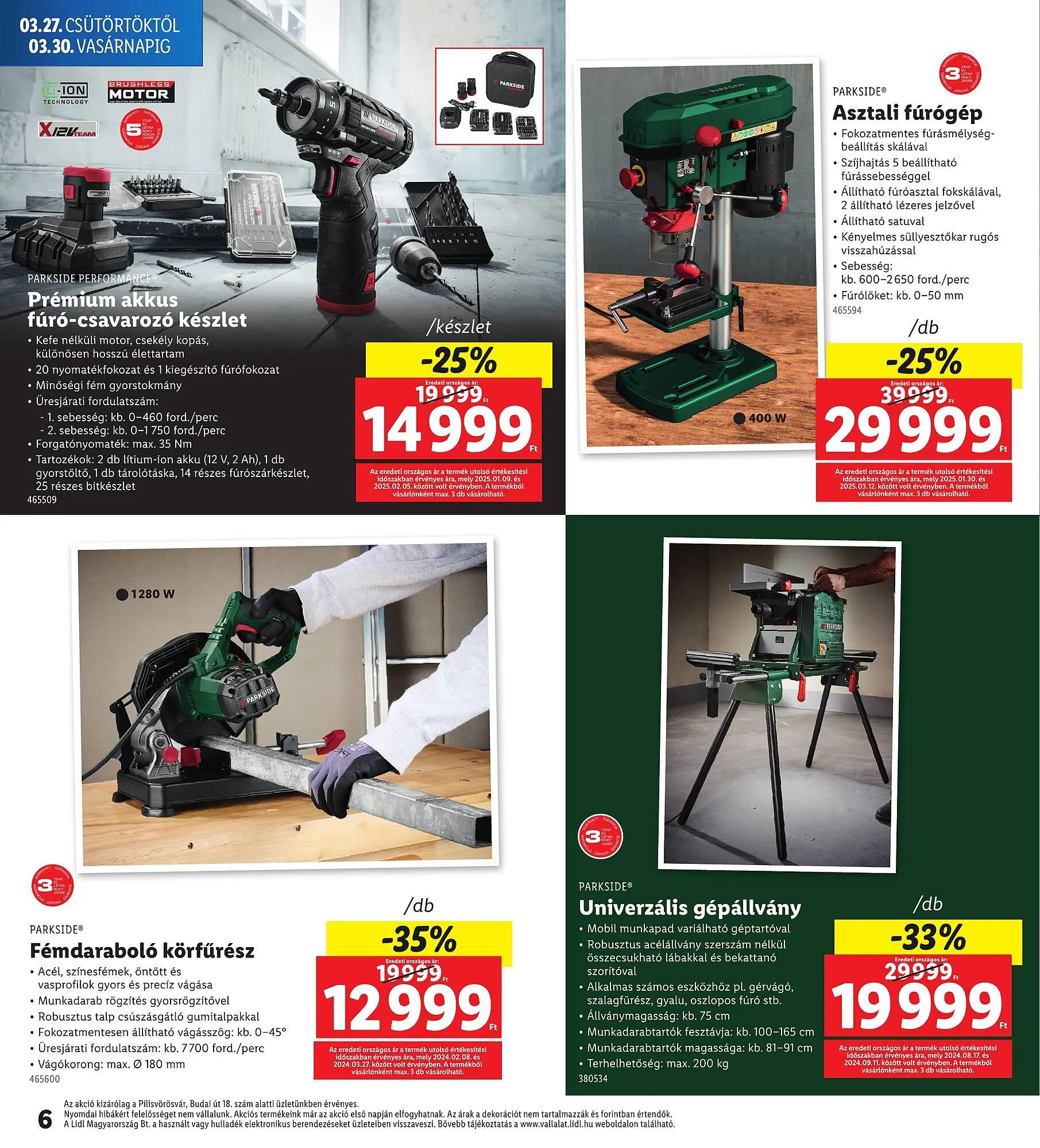 Katalógus Lidl akciós újság március 27.-tól március 30.-ig 2025. - Oldal 6