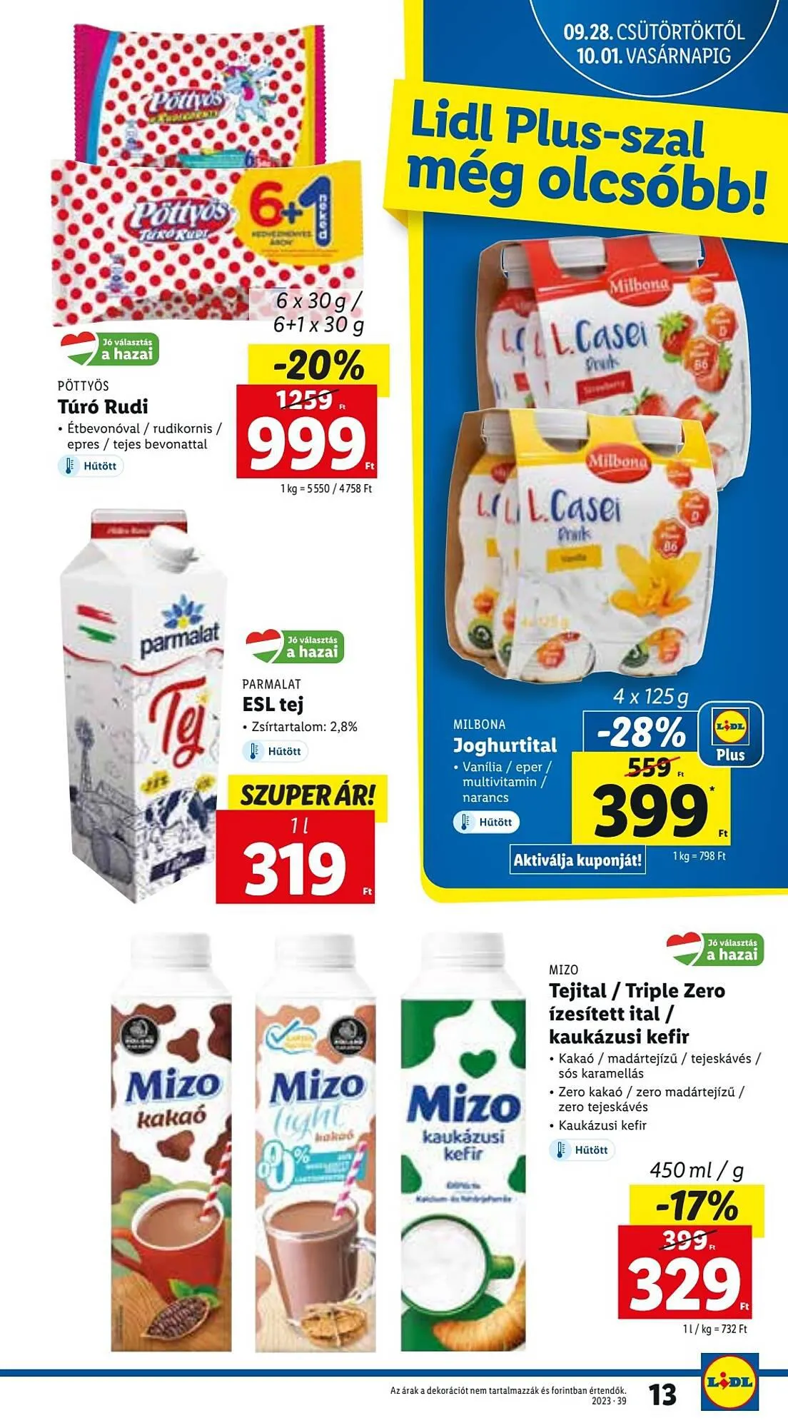 Katalógus Lidl akciós újság szeptember 28.-tól október 4.-ig 2023. - Oldal 13