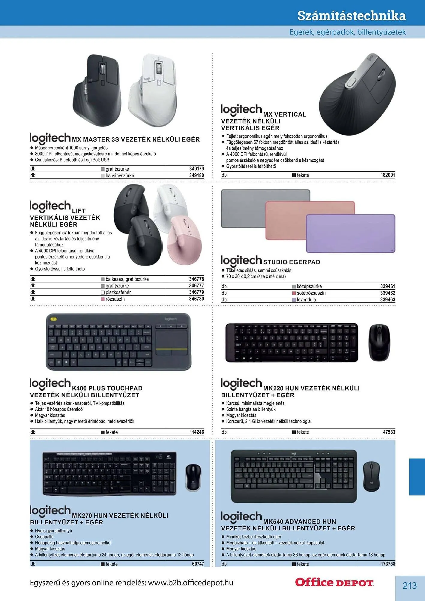 Katalógus Office Depot akciós újság május 9.-tól december 31.-ig 2026. - Oldal 213