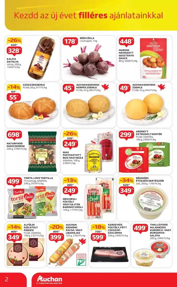 Katalógus Vonzó különleges ajánlatok mindenki számára január 13.-tól február 5.-ig 2025. - Oldal 2