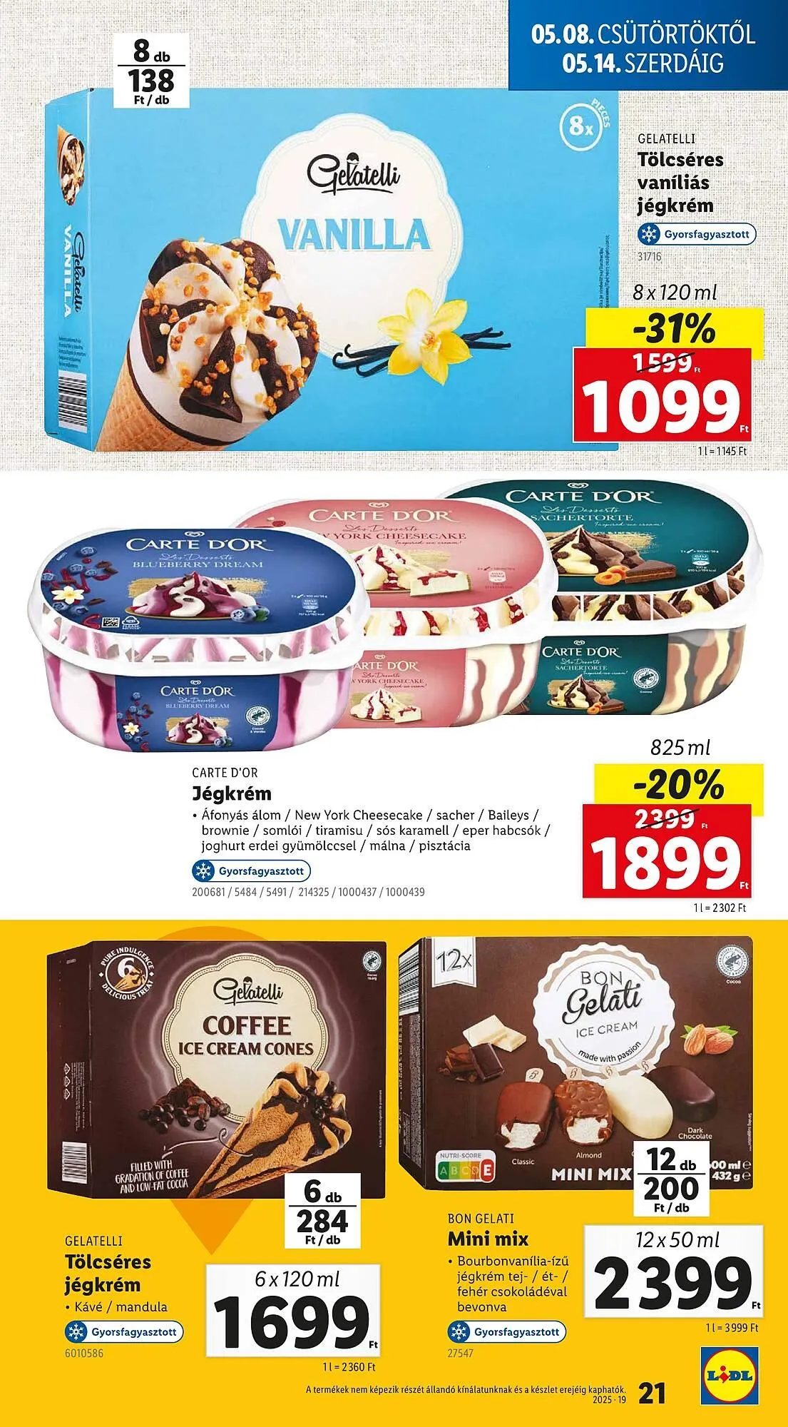 Katalógus Lidl akciós újság május 8.-tól május 14.-ig 2025. - Oldal 21