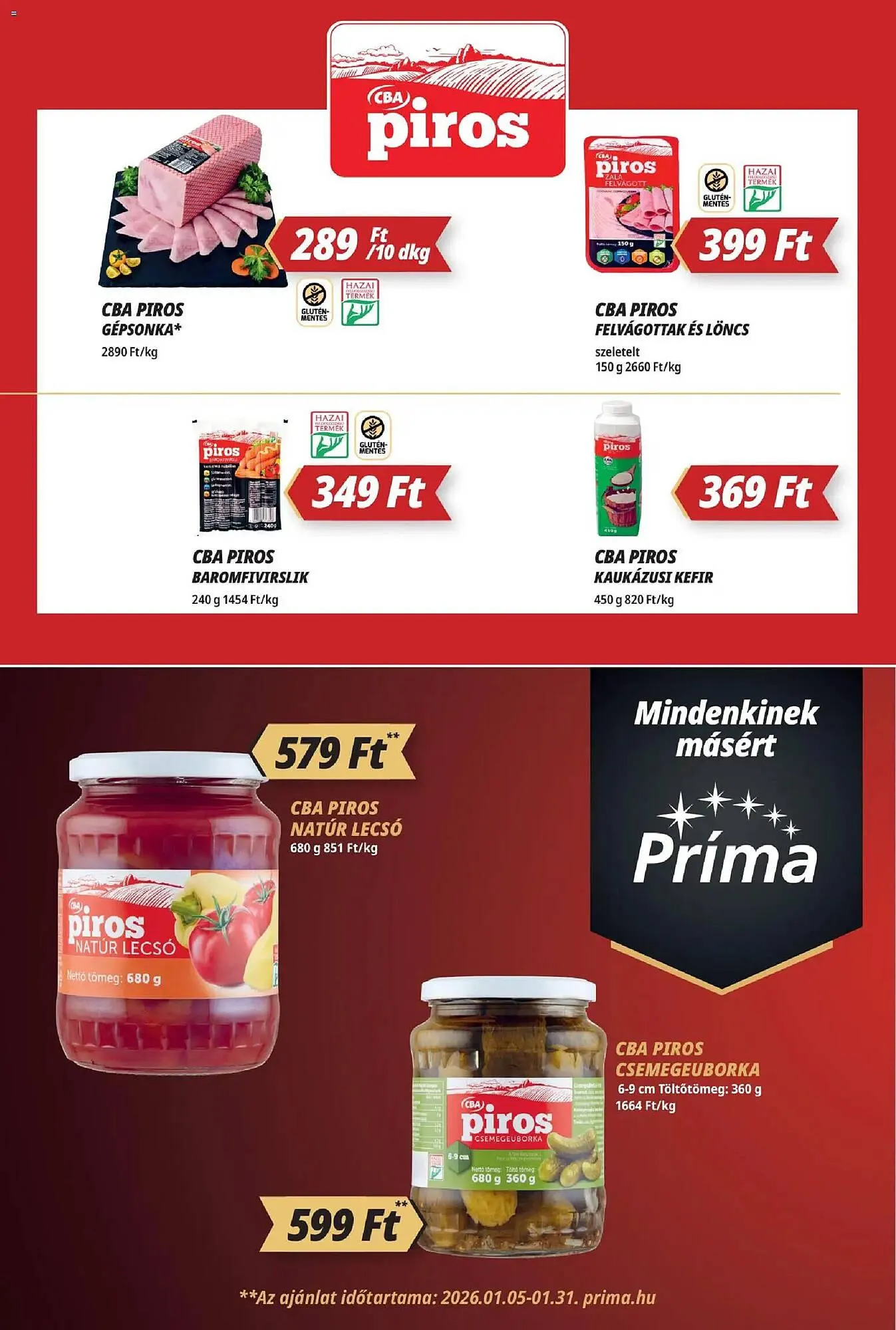 Katalógus Príma akciós újság január 15.-tól január 21.-ig 2026. - Oldal 4