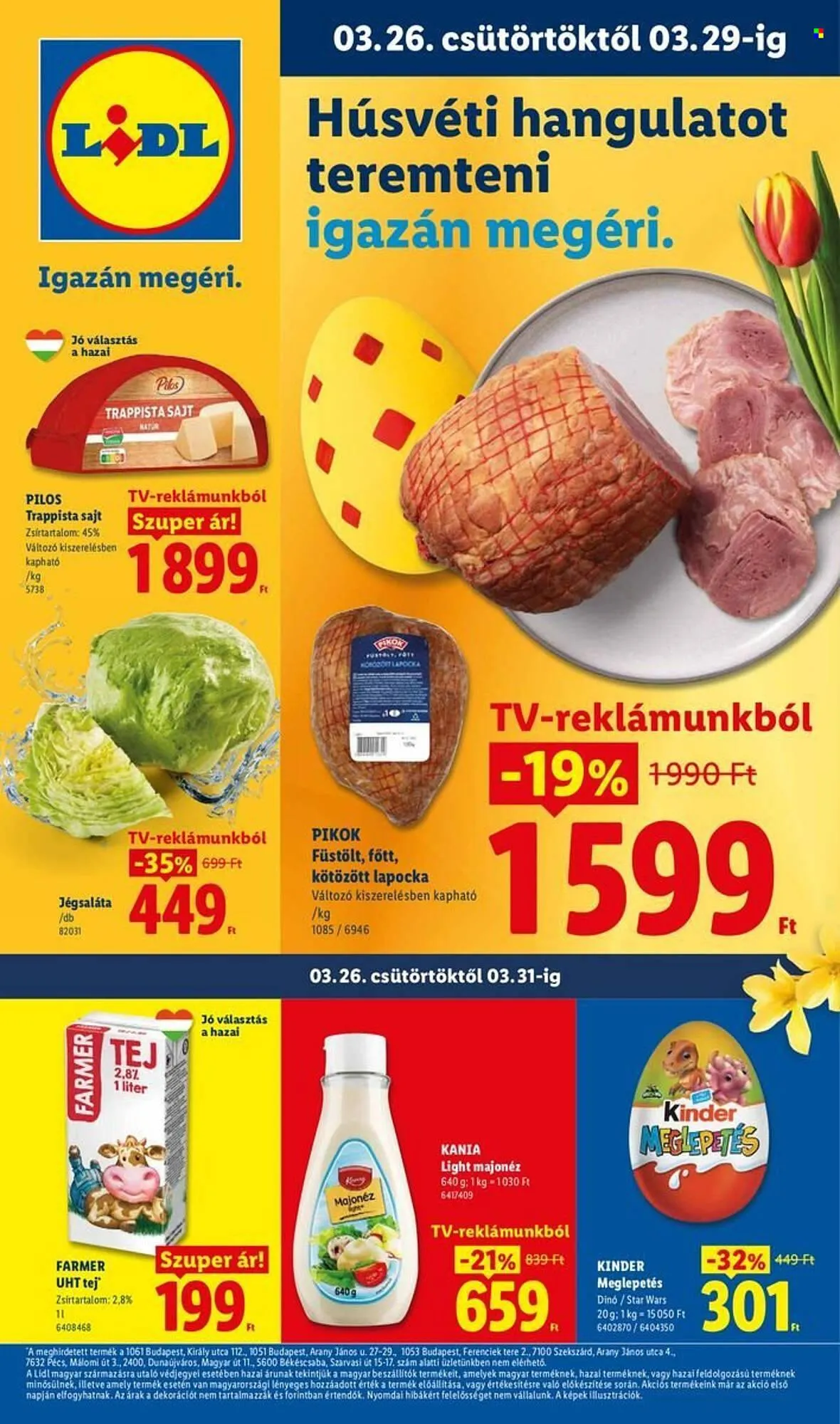 Katalógus Lidl akciós újság március 26.-tól április 1.-ig 2026. - Oldal 1