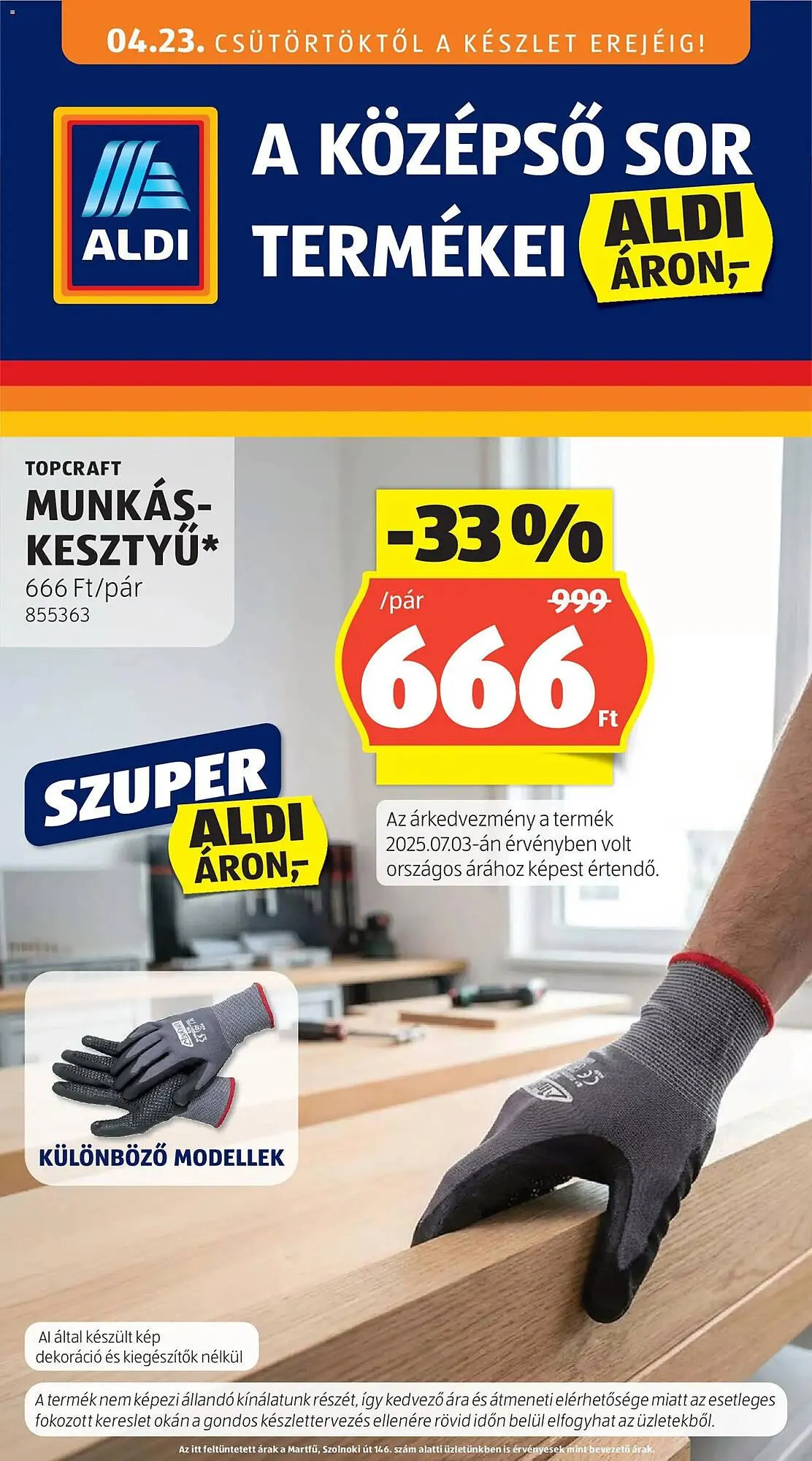 Katalógus ALDI akciós újság április 23.-tól április 29.-ig 2026. - Oldal 1