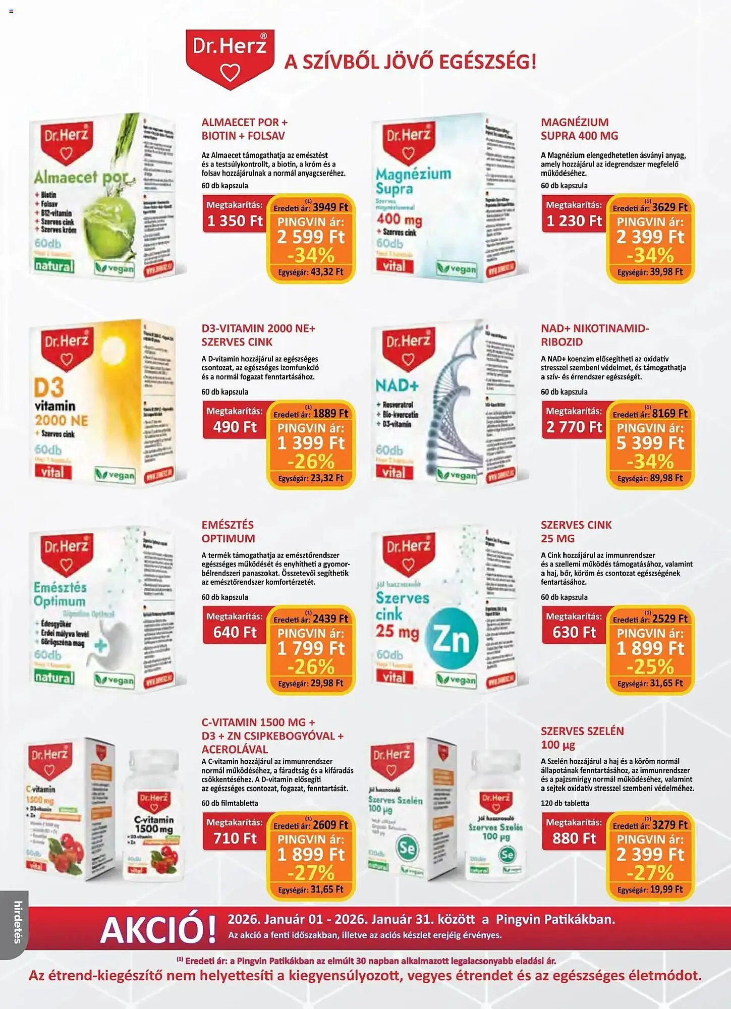 Katalógus Pingvin Patika akciós újság január 1.-tól január 31.-ig 2026. - Oldal 17