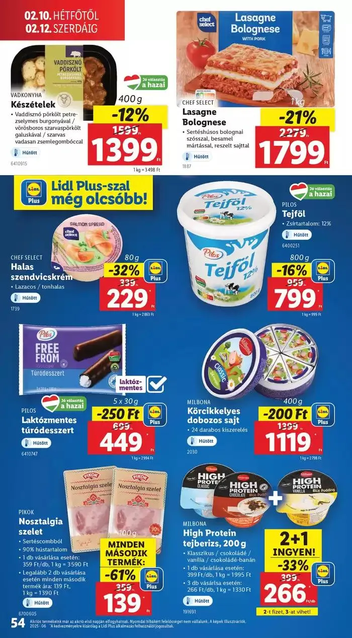 Katalógus Akciós újság – 06. hét február 6.-tól február 12.-ig 2025. - Oldal 44