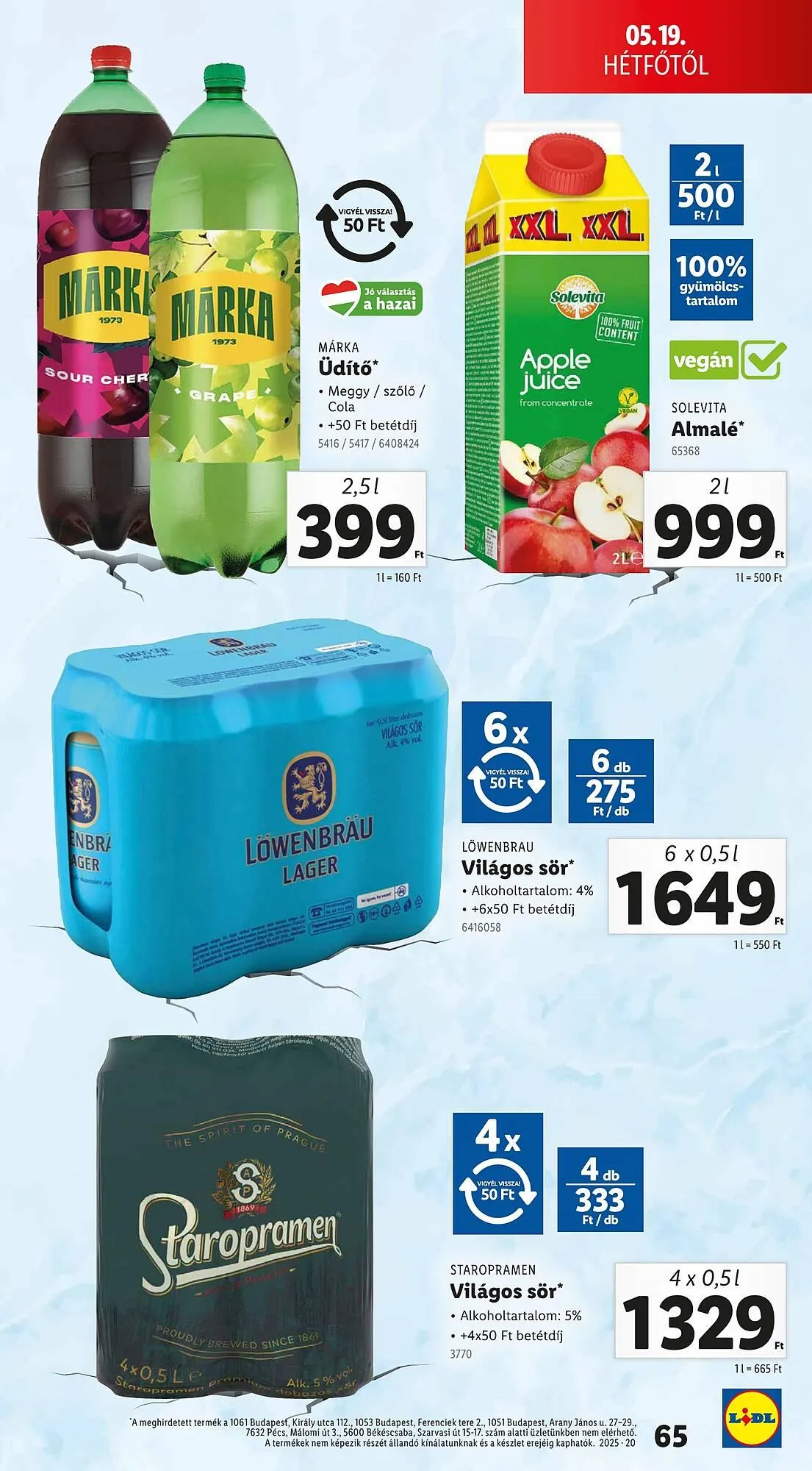 Katalógus Lidl akciós újság május 15.-tól május 21.-ig 2025. - Oldal 65