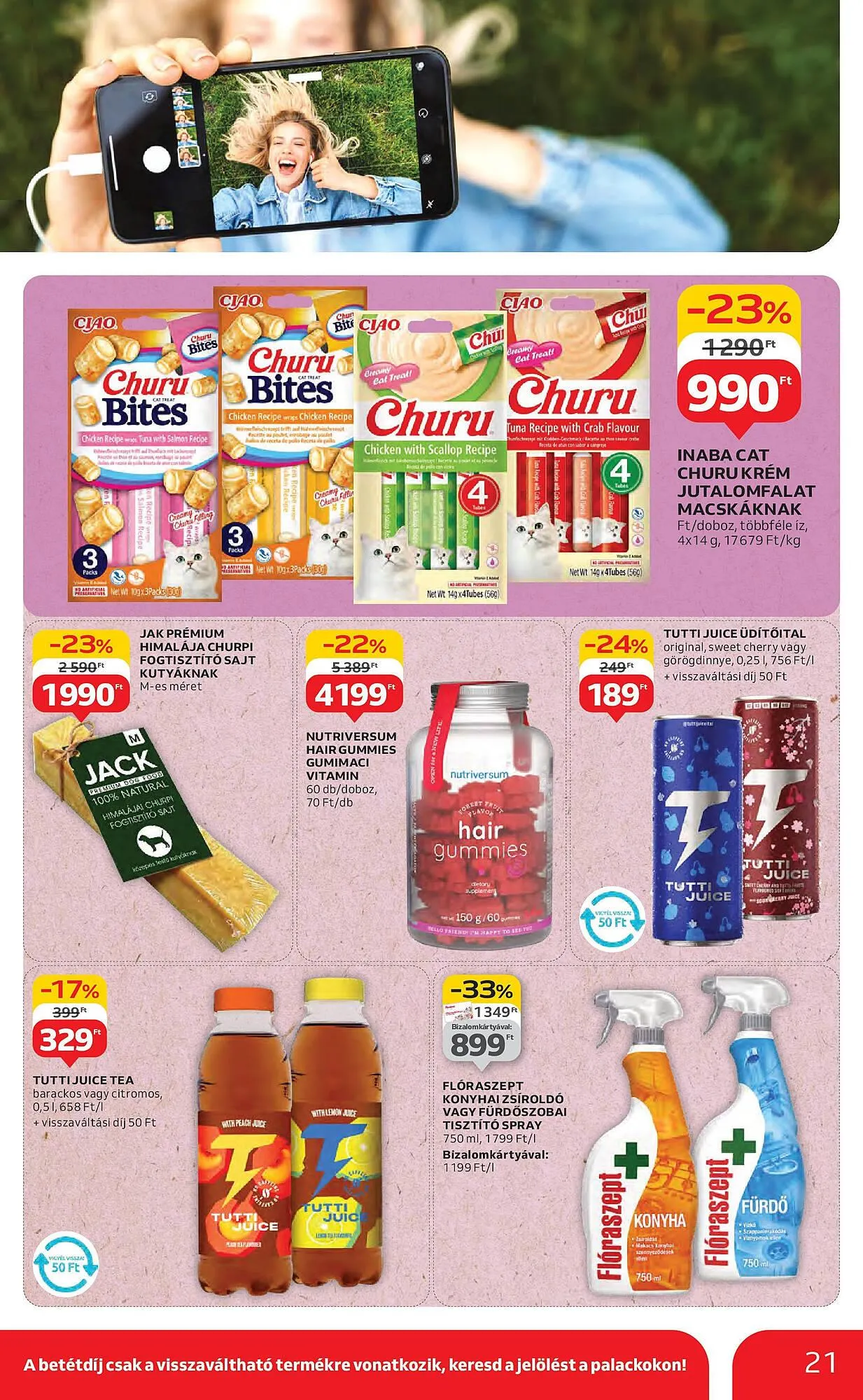 Katalógus Auchan akciós újság július 31.-tól augusztus 6.-ig 2025. - Oldal 21