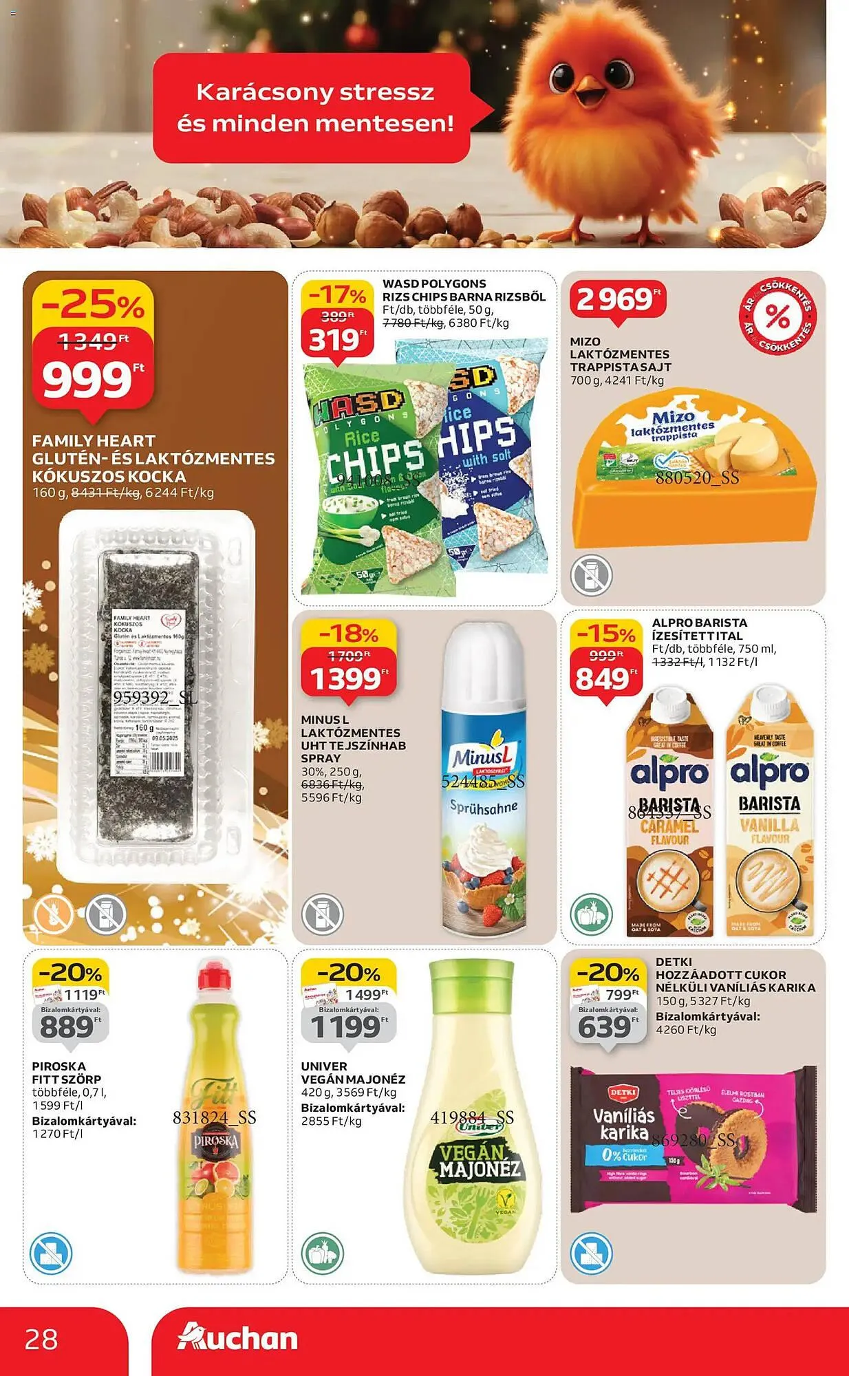 Katalógus Auchan akciós újság december 18.-tól december 24.-ig 2025. - Oldal 28