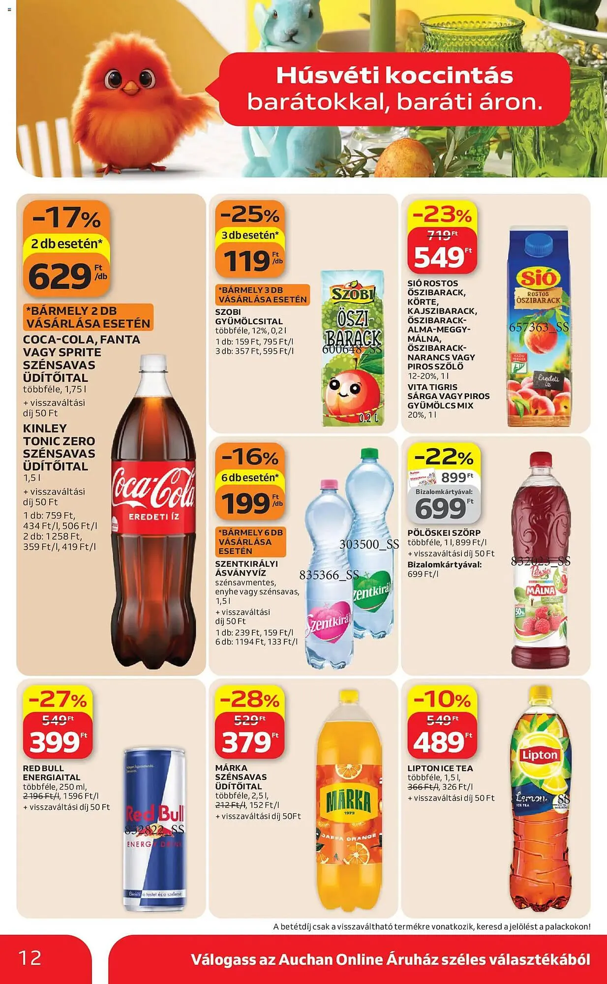 Katalógus Auchan akciós újság március 26.-tól április 8.-ig 2026. - Oldal 12