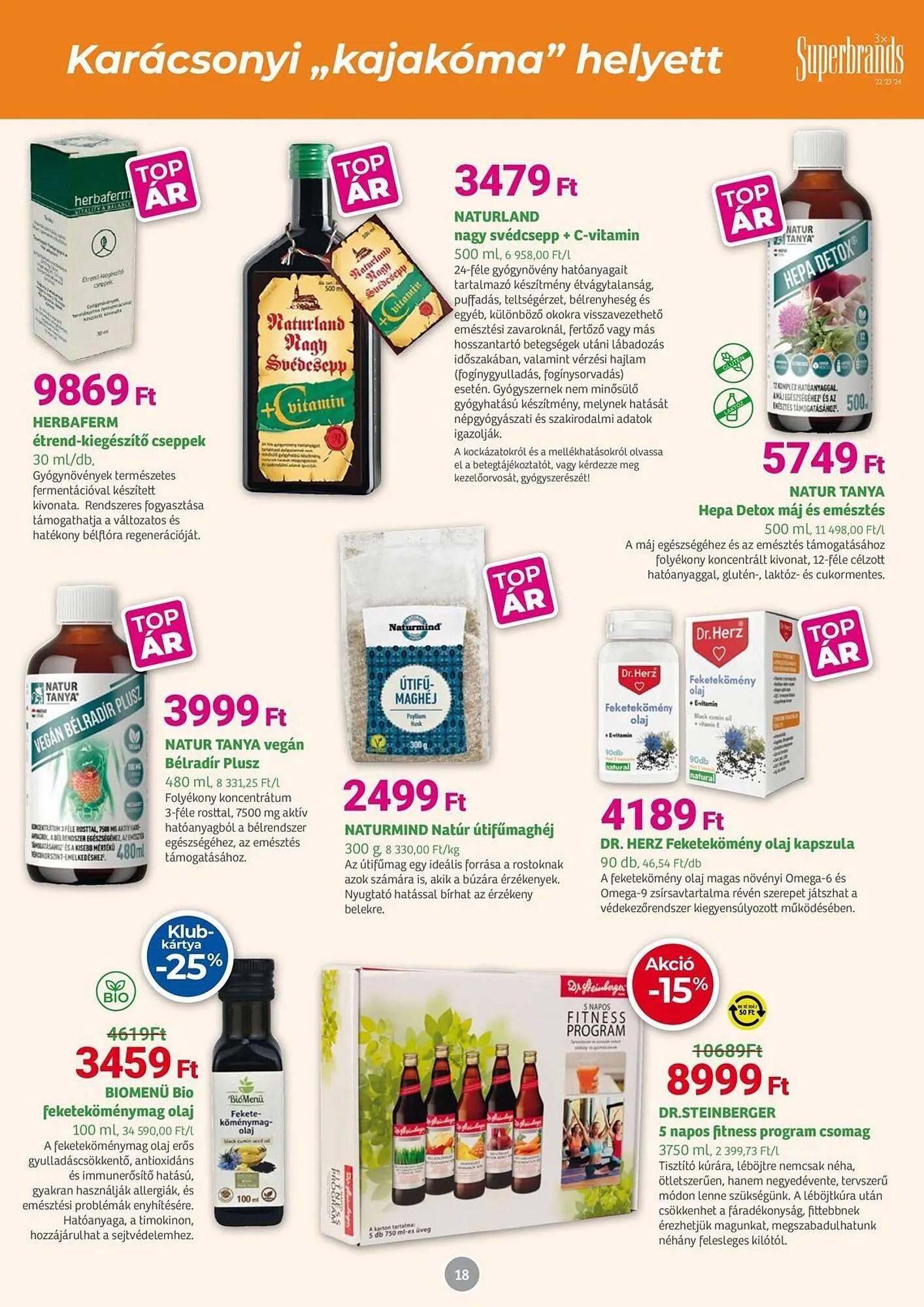 Katalógus Herbaház akciós újság december 1.-tól január 4.-ig 2026. - Oldal 18
