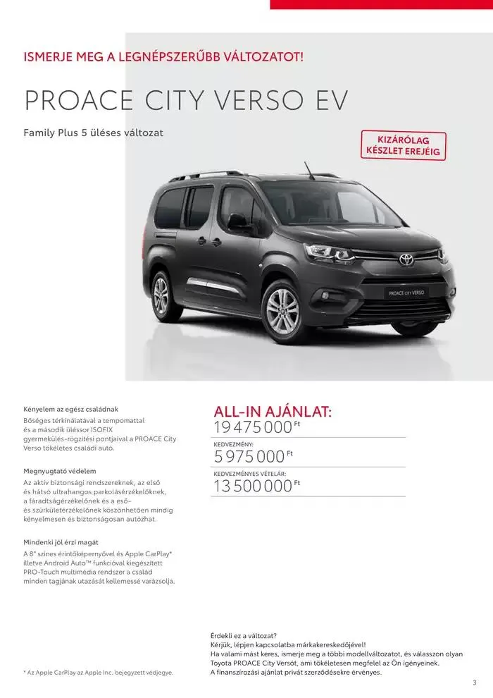 Katalógus Toyota Proace City Verso EV október 30.-tól október 30.-ig 2025. - Oldal 3